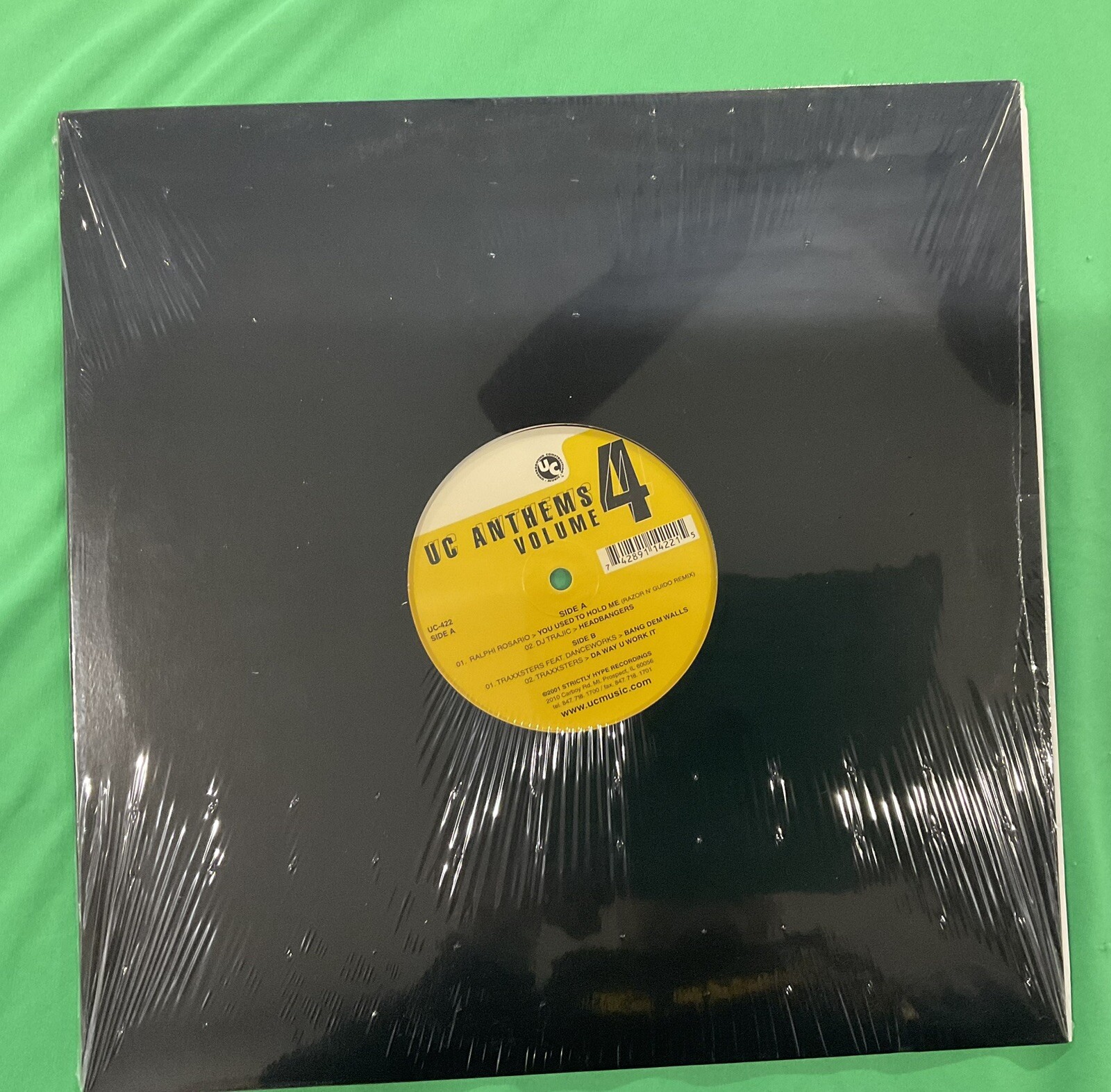 UC ANTHEMS VOLUME 4 2001 12″ RECORD SEALED HARD HOUSE UNDERGROUND CONSTRUCTION