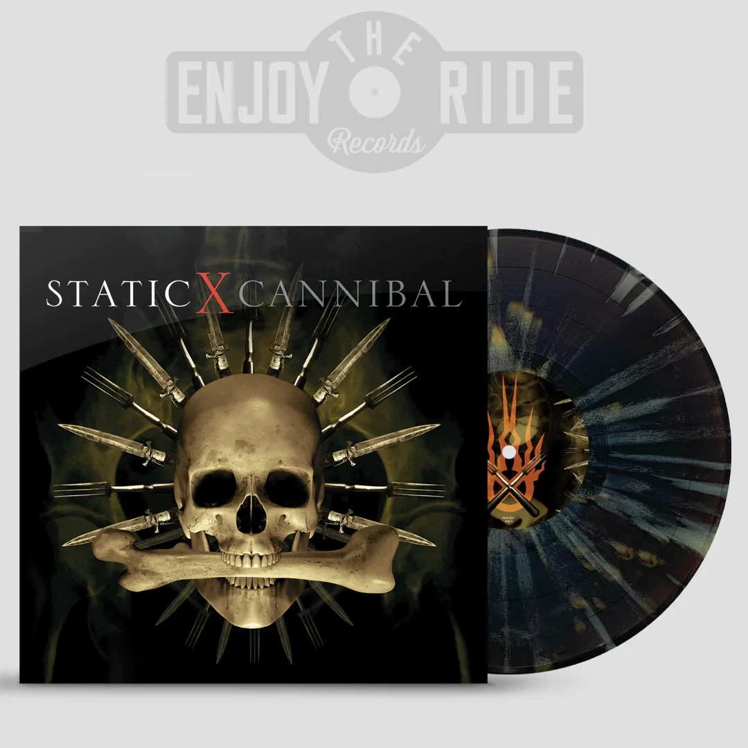 Static-X Cannibal Vinyl Record ETR Exclusive Gold Splatter Color Variant /300