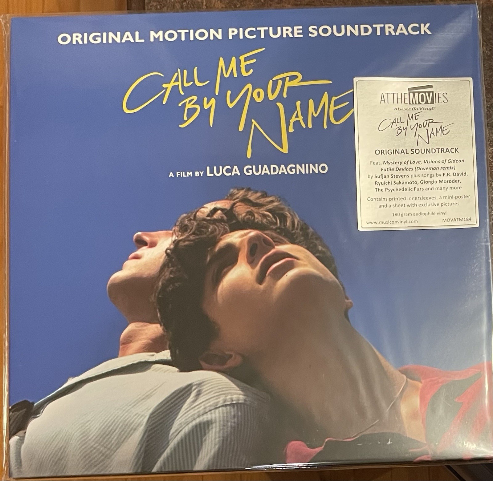 va ‘Call Me by Your Name Movie 2-LP BLACK SEALED Sufjan Stevens psychedelic furs