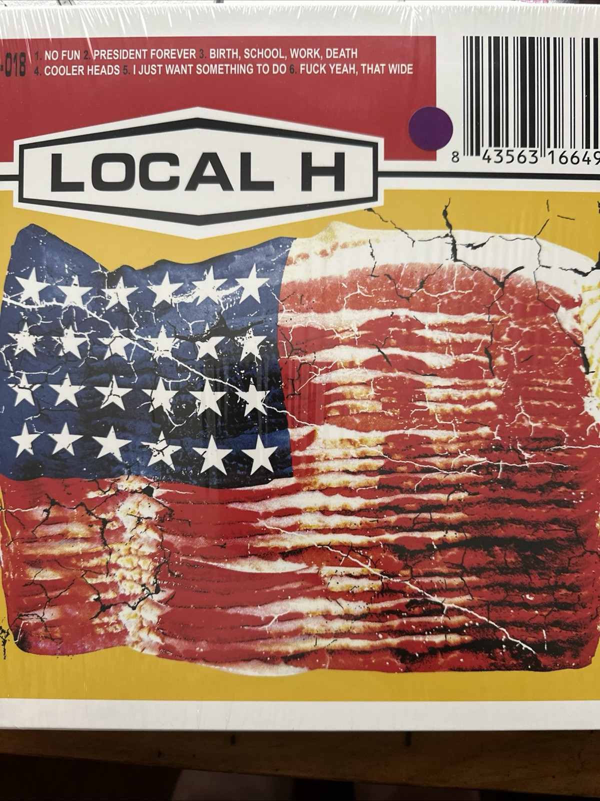 Local H The No Fun EP. 20th Anniversary Blue Marble Color Vinyl Limited New