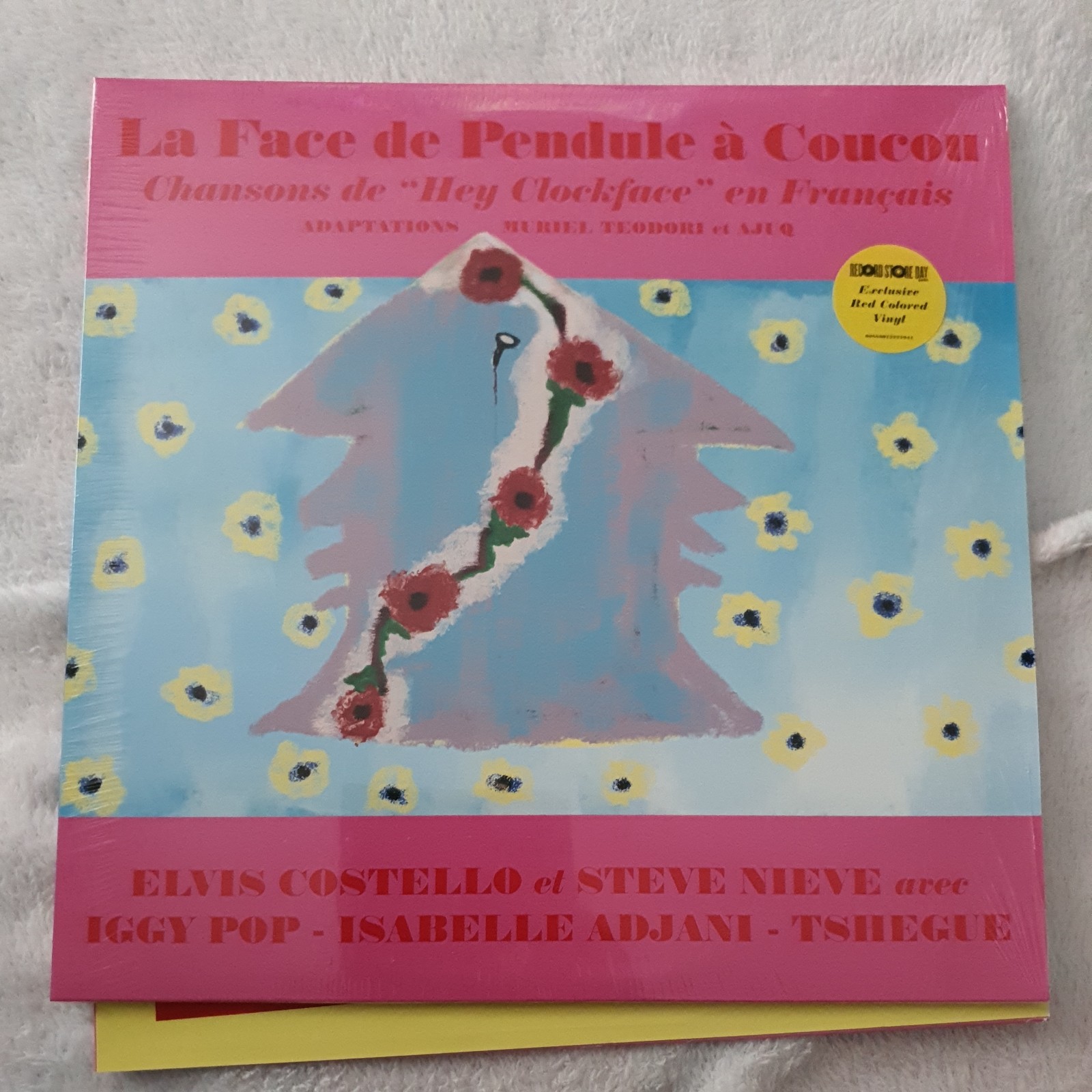 Costello Elvis La Face De Pendule Rsd 21 (Vinyl) Red EP