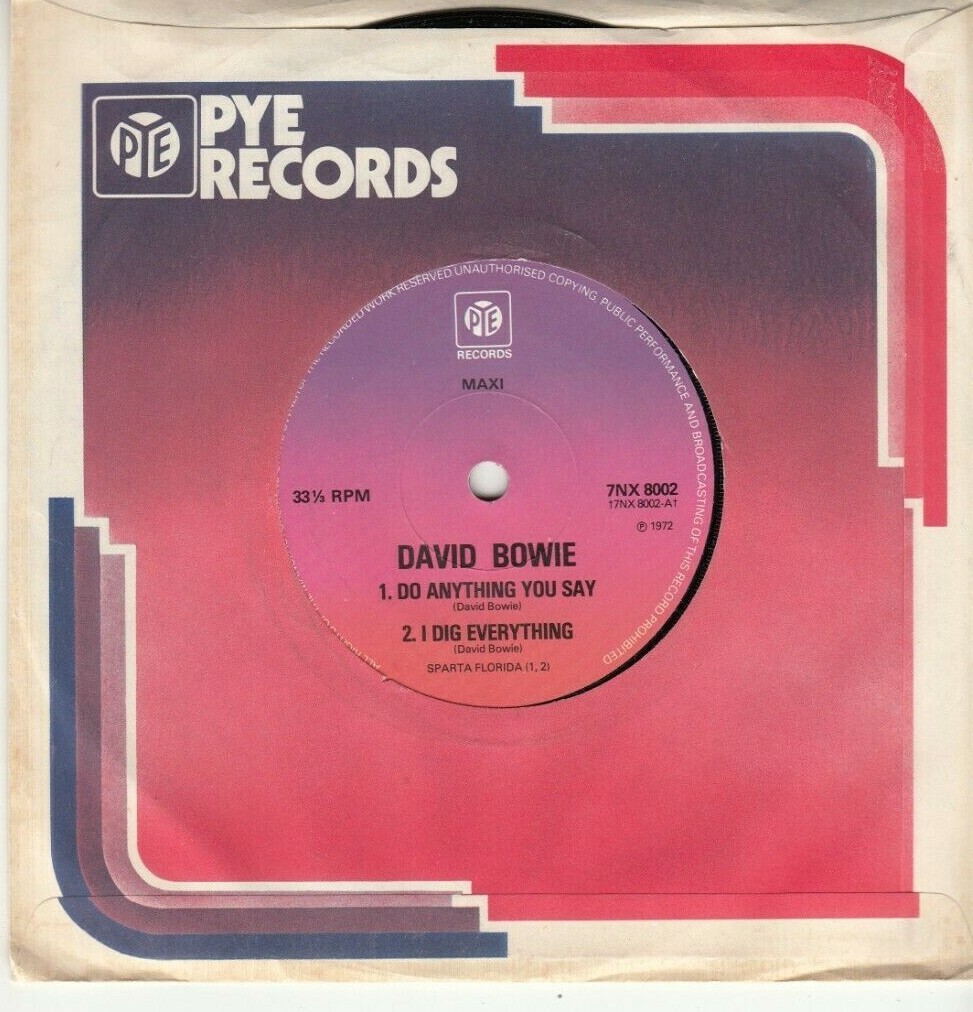 DAVID BOWIE – DO ANYTHING YOU SAY/NOT LOSING SLEEP – UK IMPORT PYE RECORDS EP
