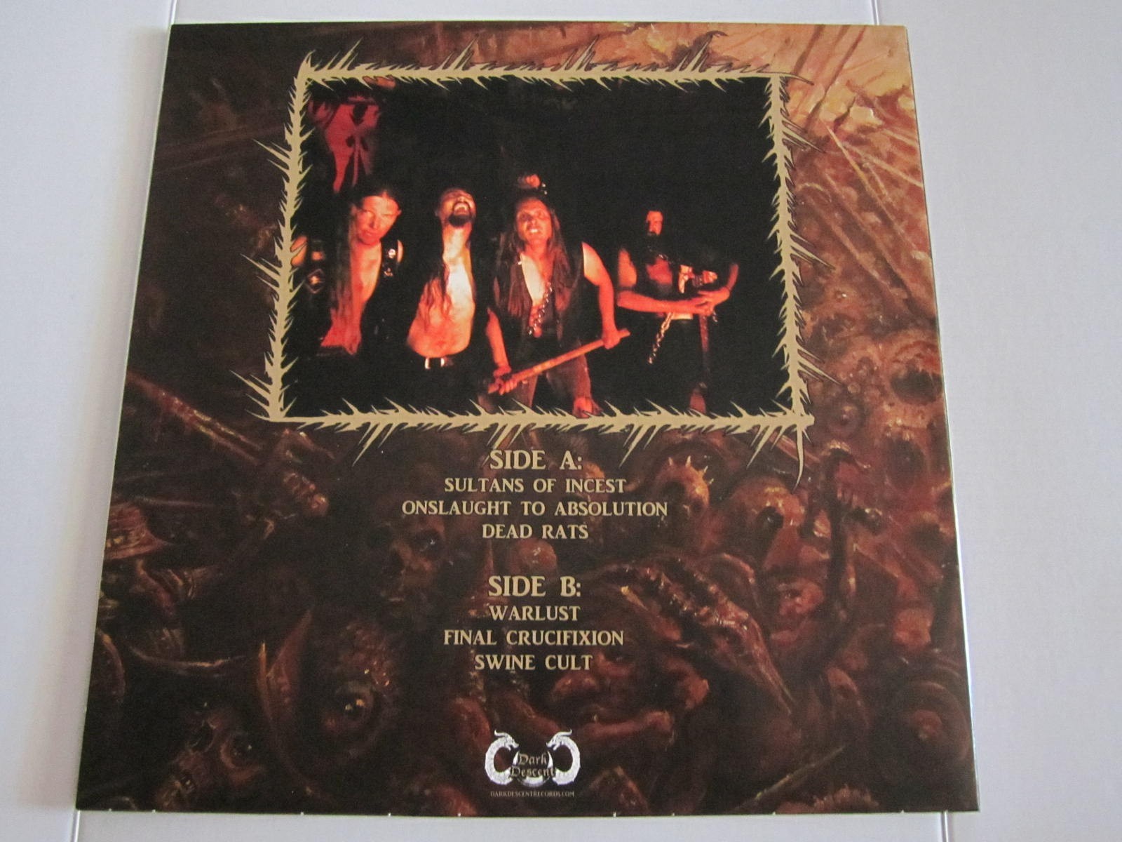 BERATOR – Elysian Inferno, 12″ EP, Black Vinyl, 45 RPM, 2022 Dark Des. LIKE NEW!