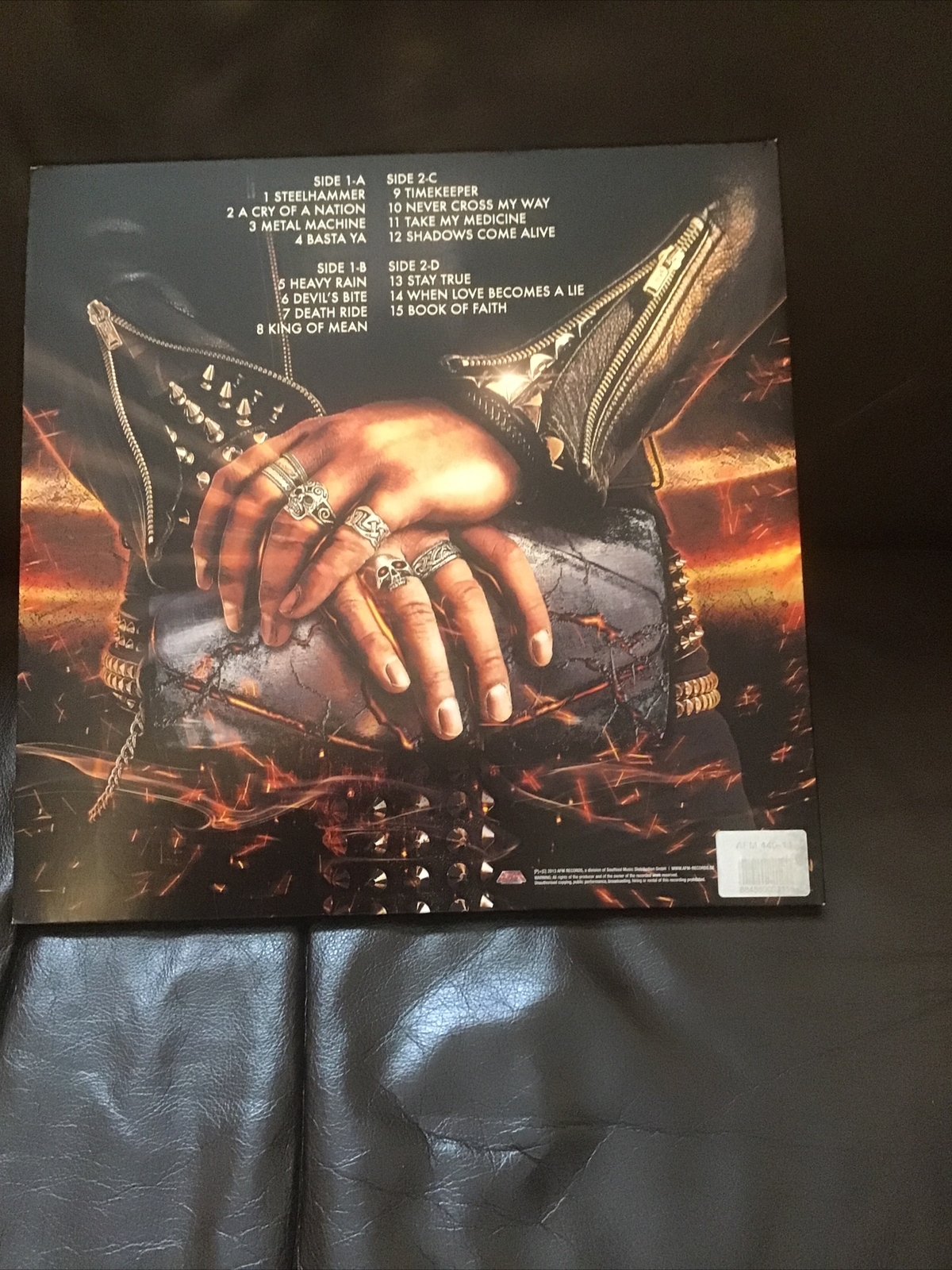 vinyl records- U.D.O. – Steelhammer – New ,Signed By Legendary MR. UDO