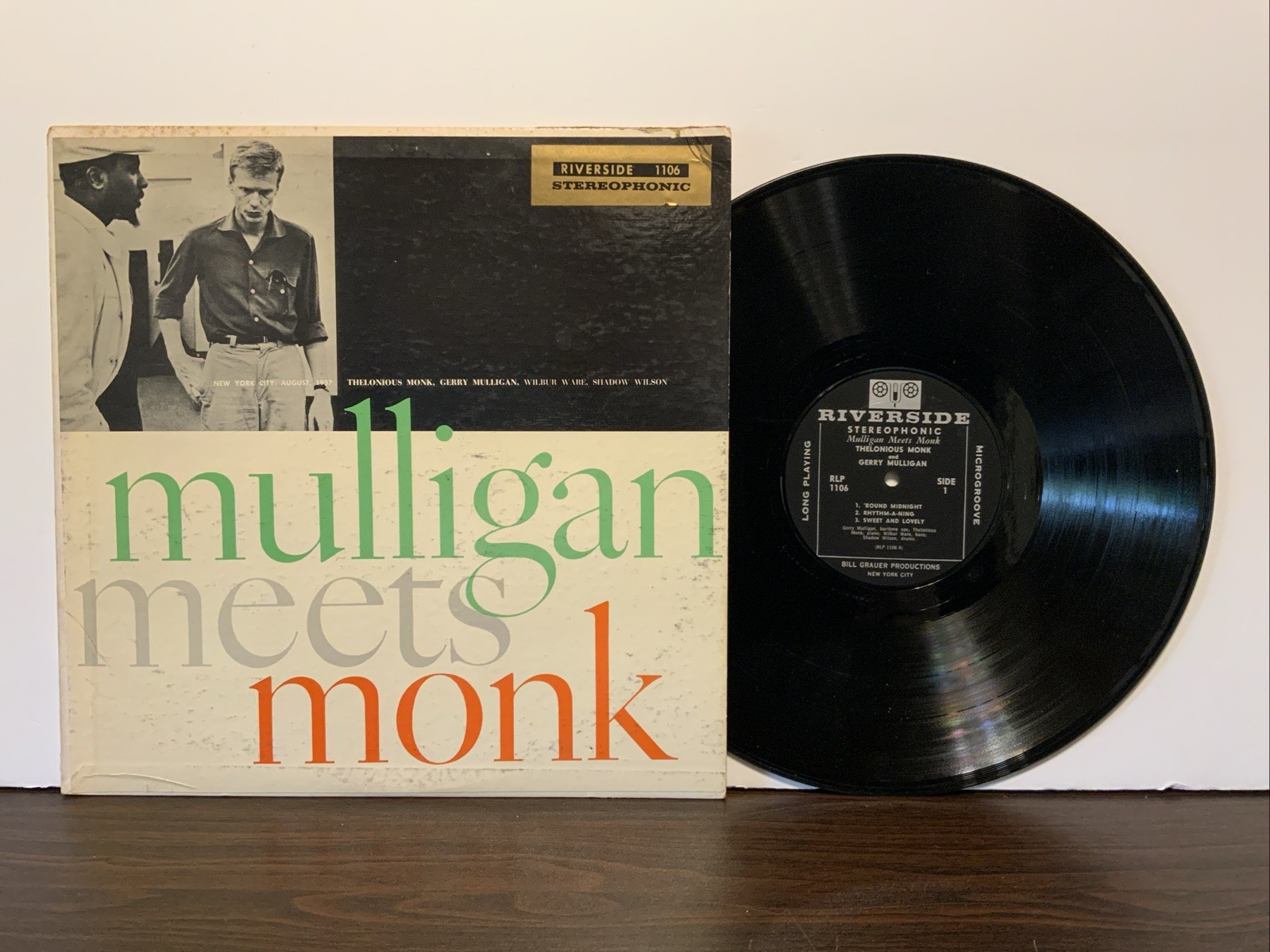 Thelonious Monk And Gerry Mulligan – Mulligan Meets Monk, 1959 Vinyl LP VG+