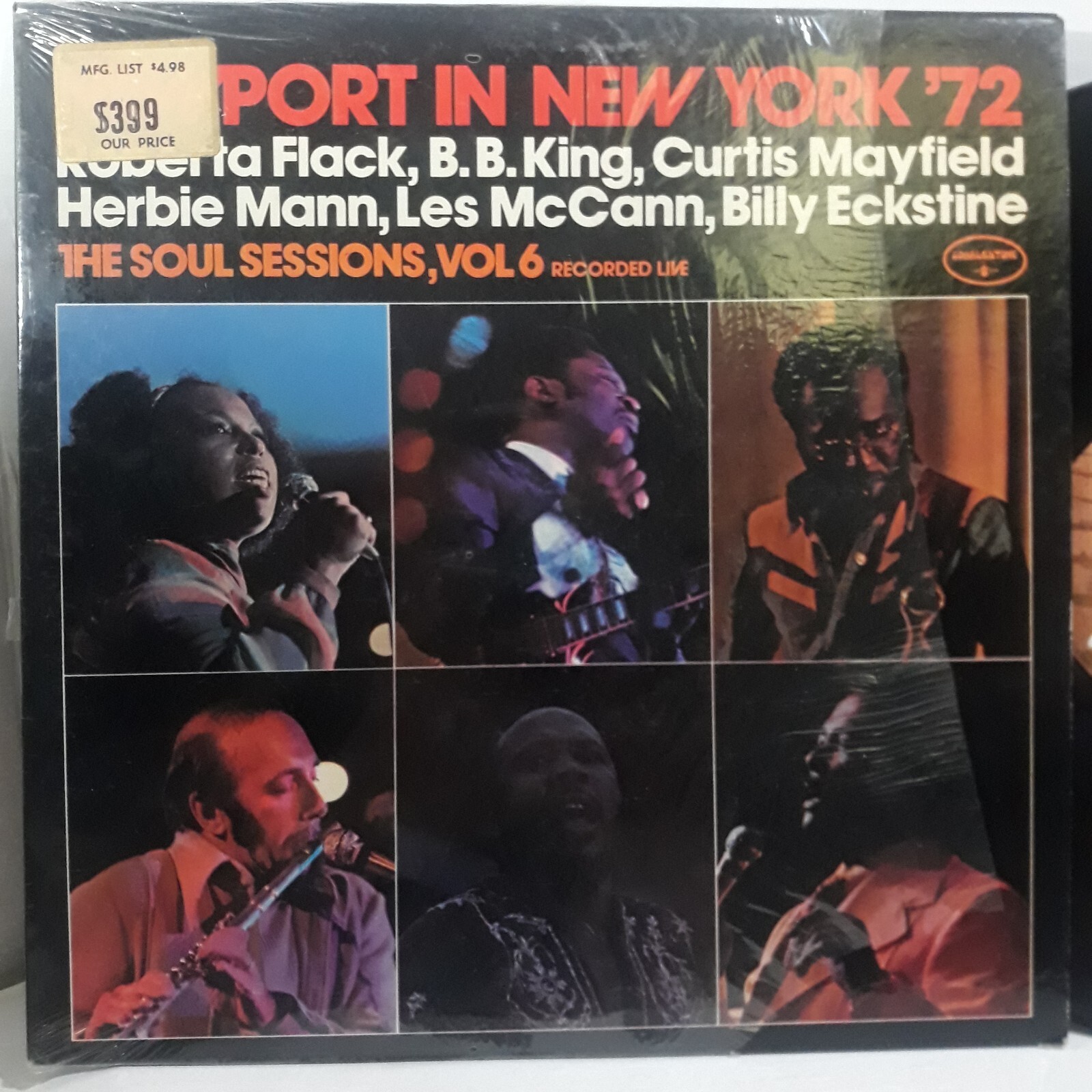 Newport in New York ’72 The Soul Sessions Vol. 6 Buddha Records CST9028 VG+VINYL