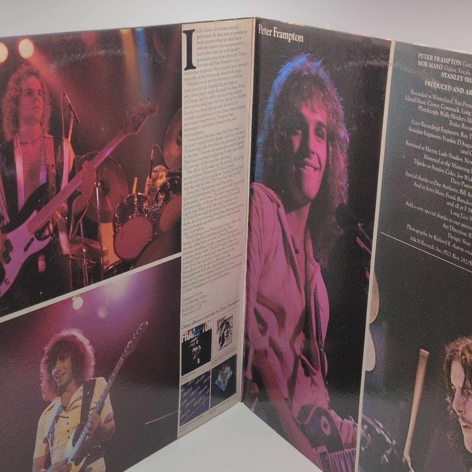 Peter Frampton Frampton Comes Alive! 2LP A&M Records 1976 Rock 12″ 33 RPM