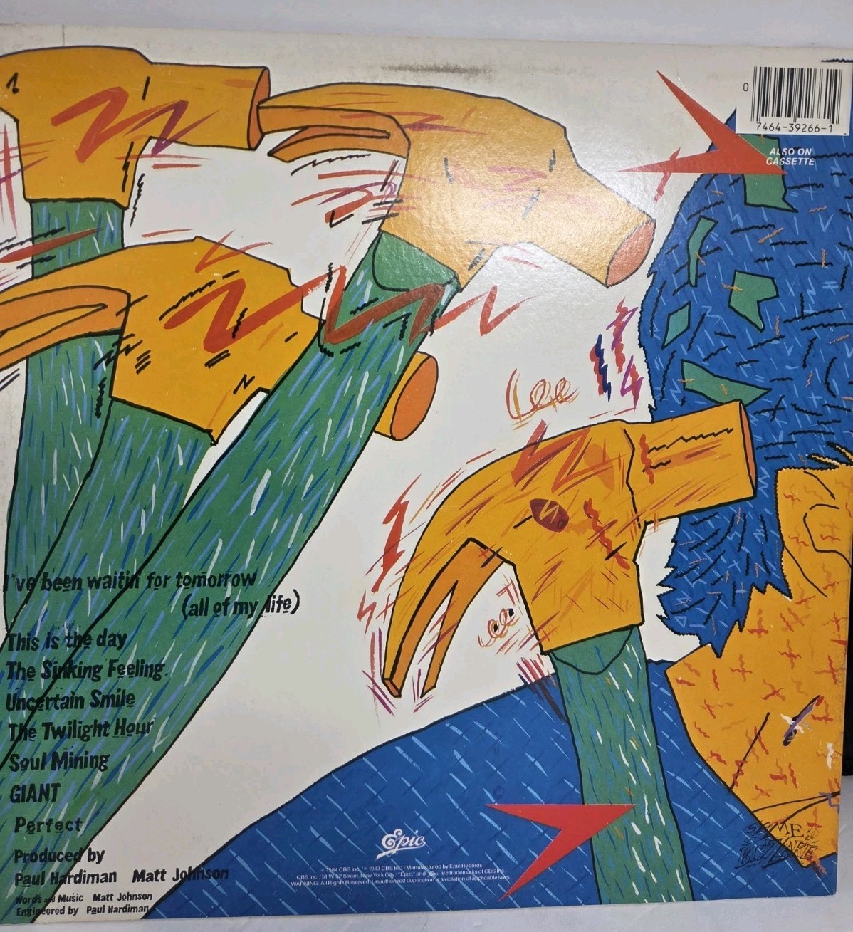 The The Soul Mining 1984 Post-punk synth-pop LP Record Vinyl VG CBS Epic