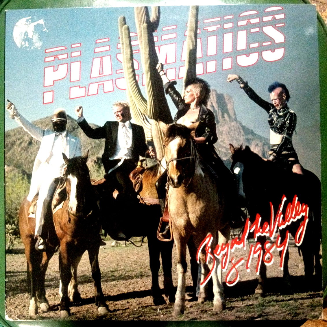 PLASMATICS/ BEYOND THE VALLEY OF 1984 LP GATEFLD STIFF OG PRESS-WOW II/EX/VG+/EX