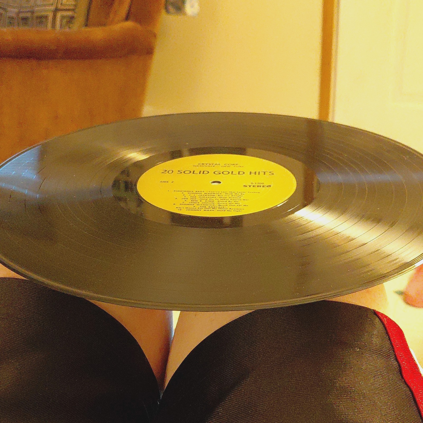 Crystal 20 Solid Gold Hits 12″ Black Vinyl LP Stereo Compilation S-1200