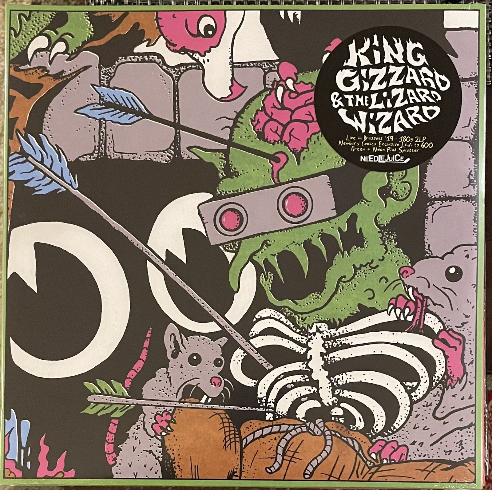KING GIZZARD LIZARD WIZARD ‘Live Brussels BE 2019 LP GREEN Murlocs Migrate House