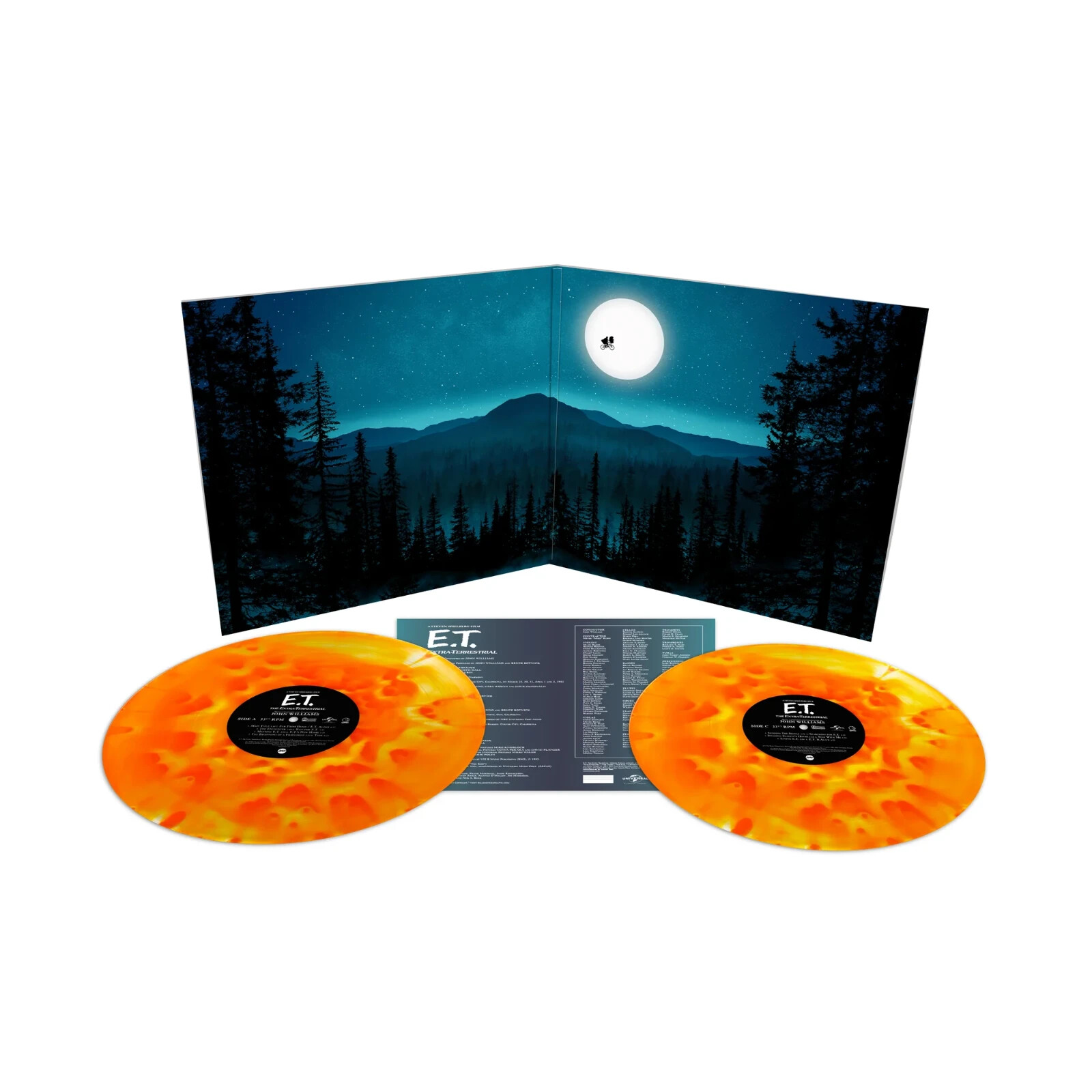E.T. THE EXTRA-TERRESTRIAL – 2-LP 40TH – 180G – HEARTLIGHT VINYL – MONDO – NEW!