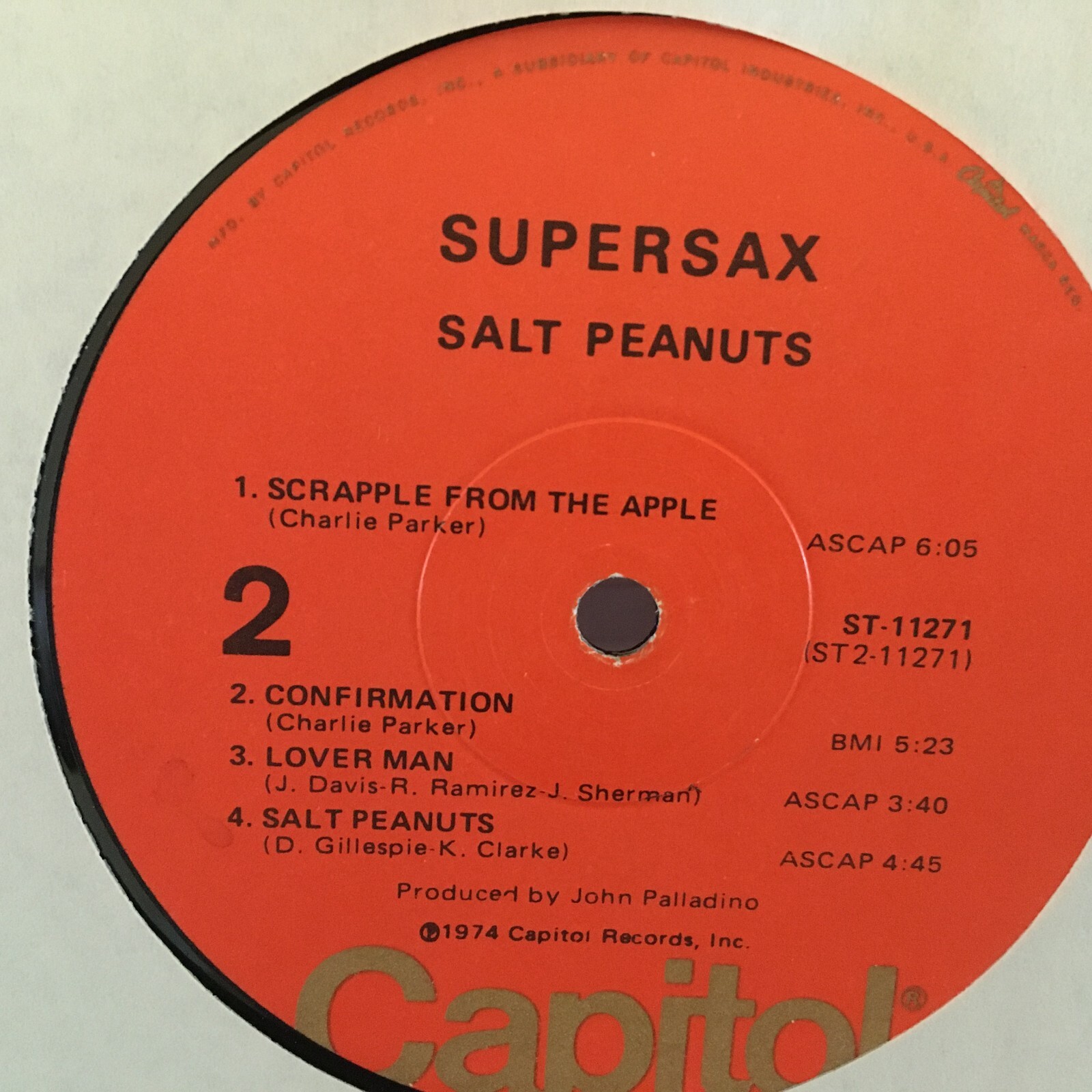 SUPERSAX LP SALT PEANUTS