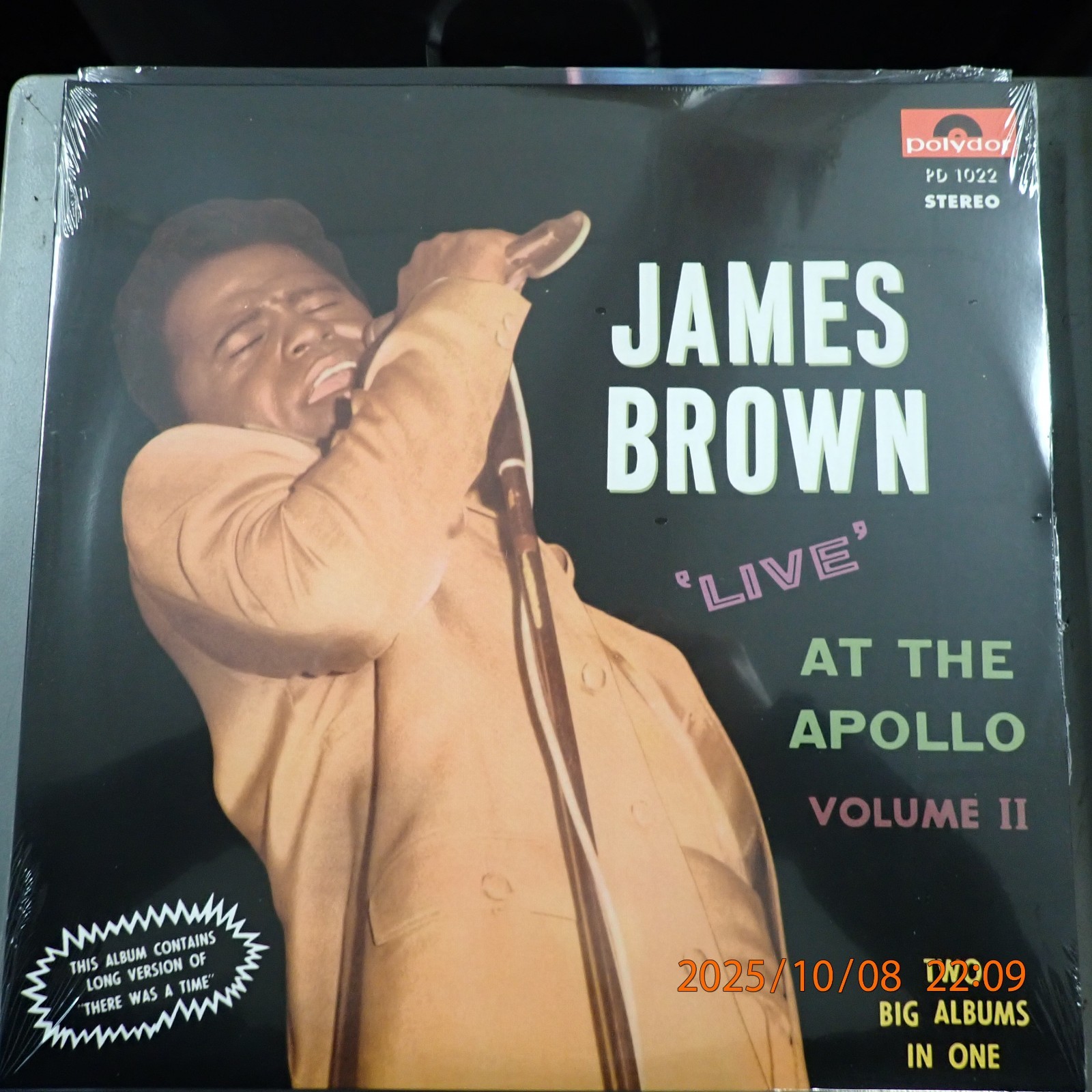 New Factory Sealed! JAMES BROWN LIVE AT THE APOLLO VOLUME II LP Polydor PD 1022