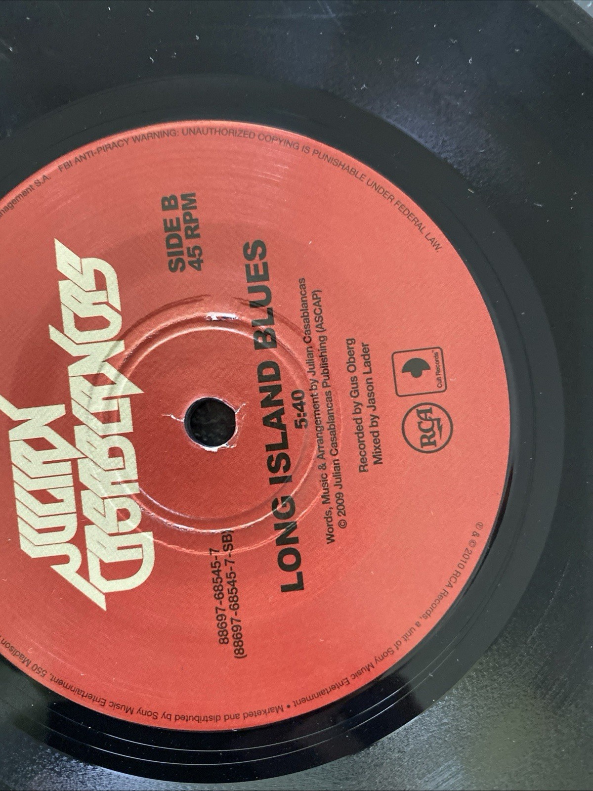 Julian Casablancas ‎– 11th Dimension 7 inch single Record Store Day exclusive