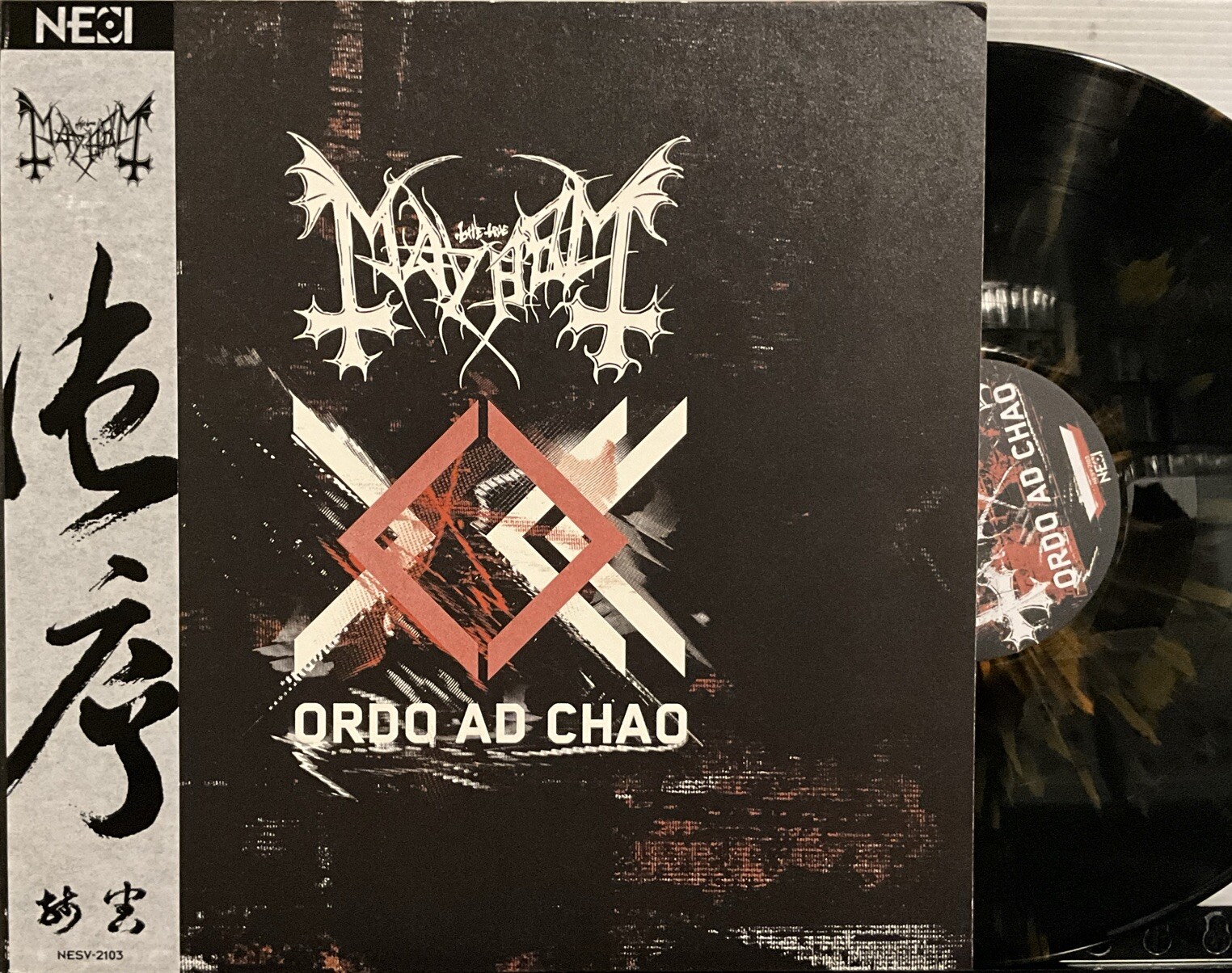 Mayhem – Order De Chao LP 2021 Northeast Steel NESV-2103 [Black/Orange] China NM