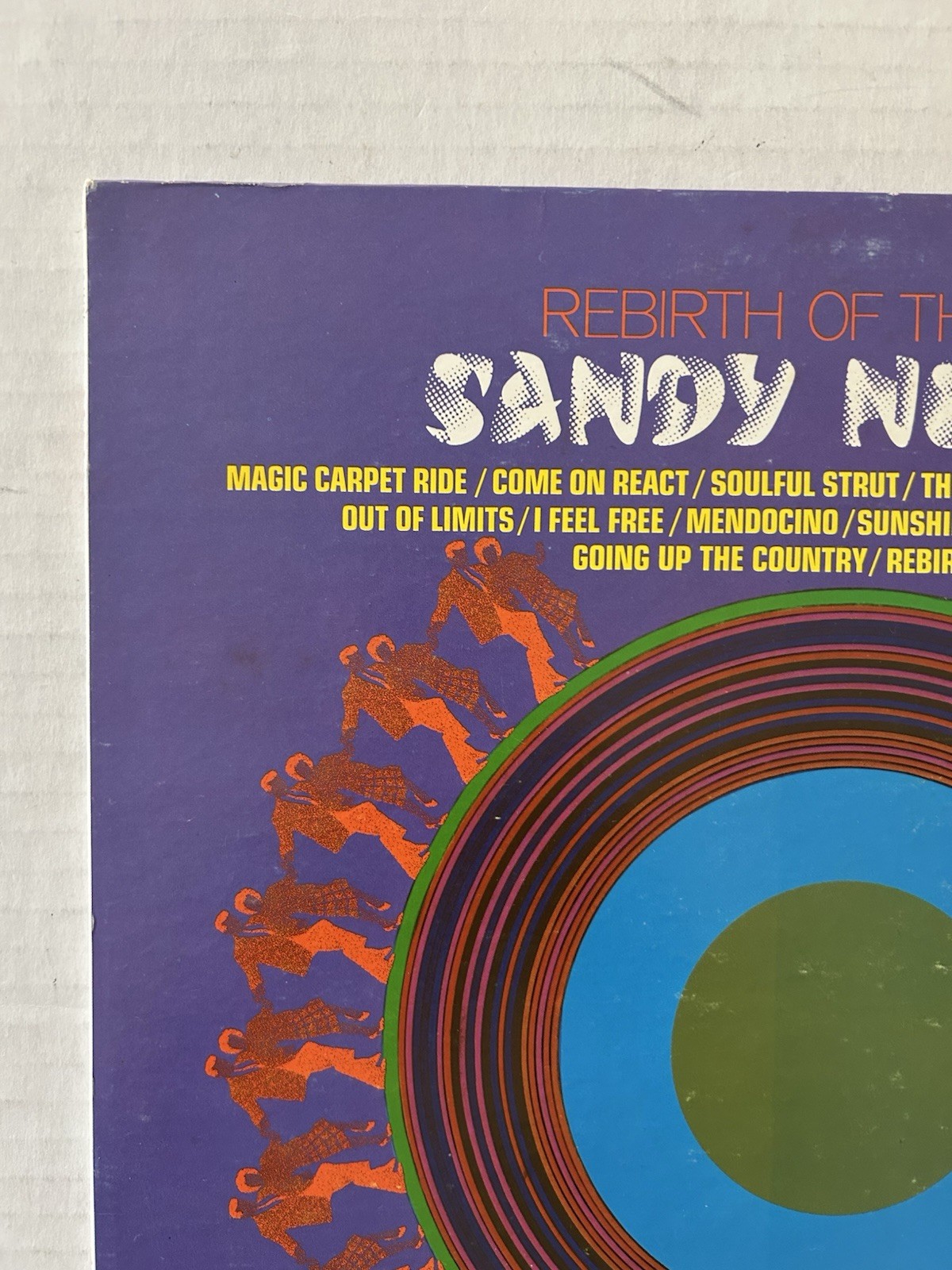 SANDY NELSON Rebirth Of The Beat Vinyl Record LP G-/F Pop Rock