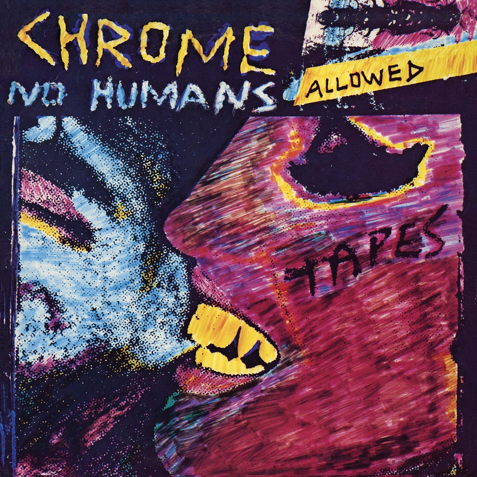 CHROME NO HUMANS ALLOWED (PURPLE/CLEAR SPLATTER VINYL) LP New