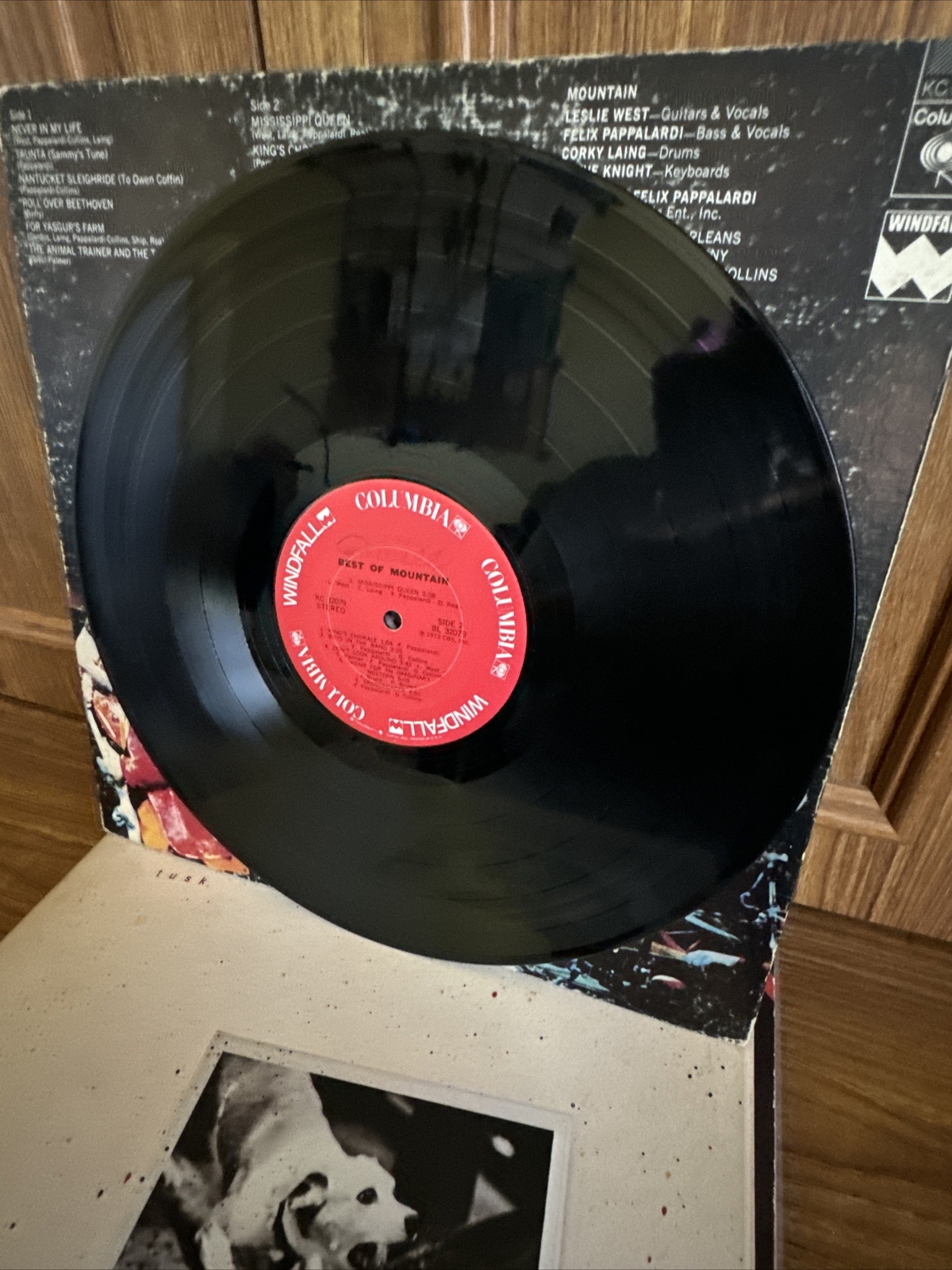 Mountain The Best Of Mountain LP Columbia/Windfall KC 32079 1973 1st PR VG+/VG