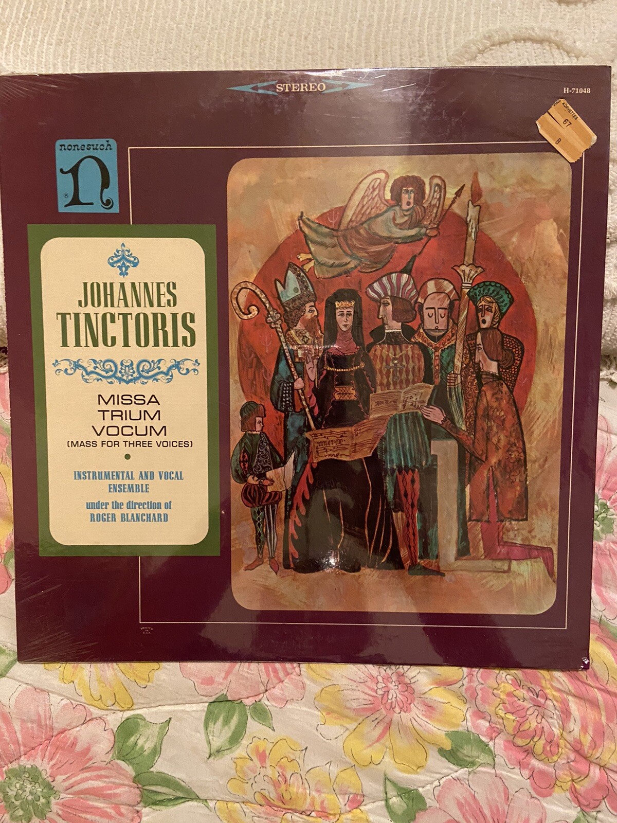 JOHANNES TINCTORIS LP Missa Trium Vocum Mass ~ Roger Blanchard New Sealed