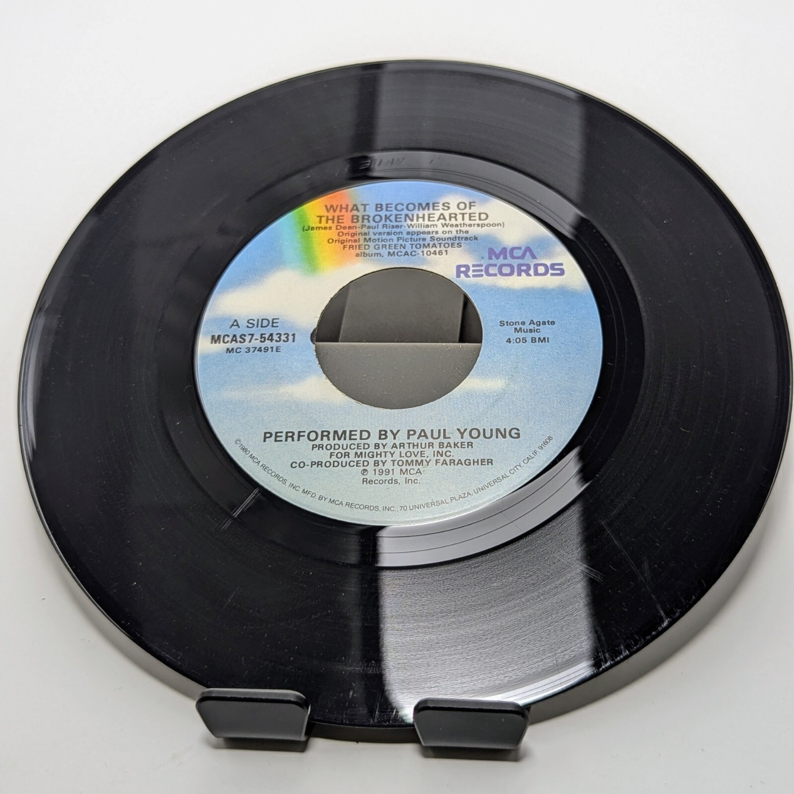 PAUL YOUNG What Becomes Of The Brokenhearted 45 7″ Record Vinyl Records 1992 MCA