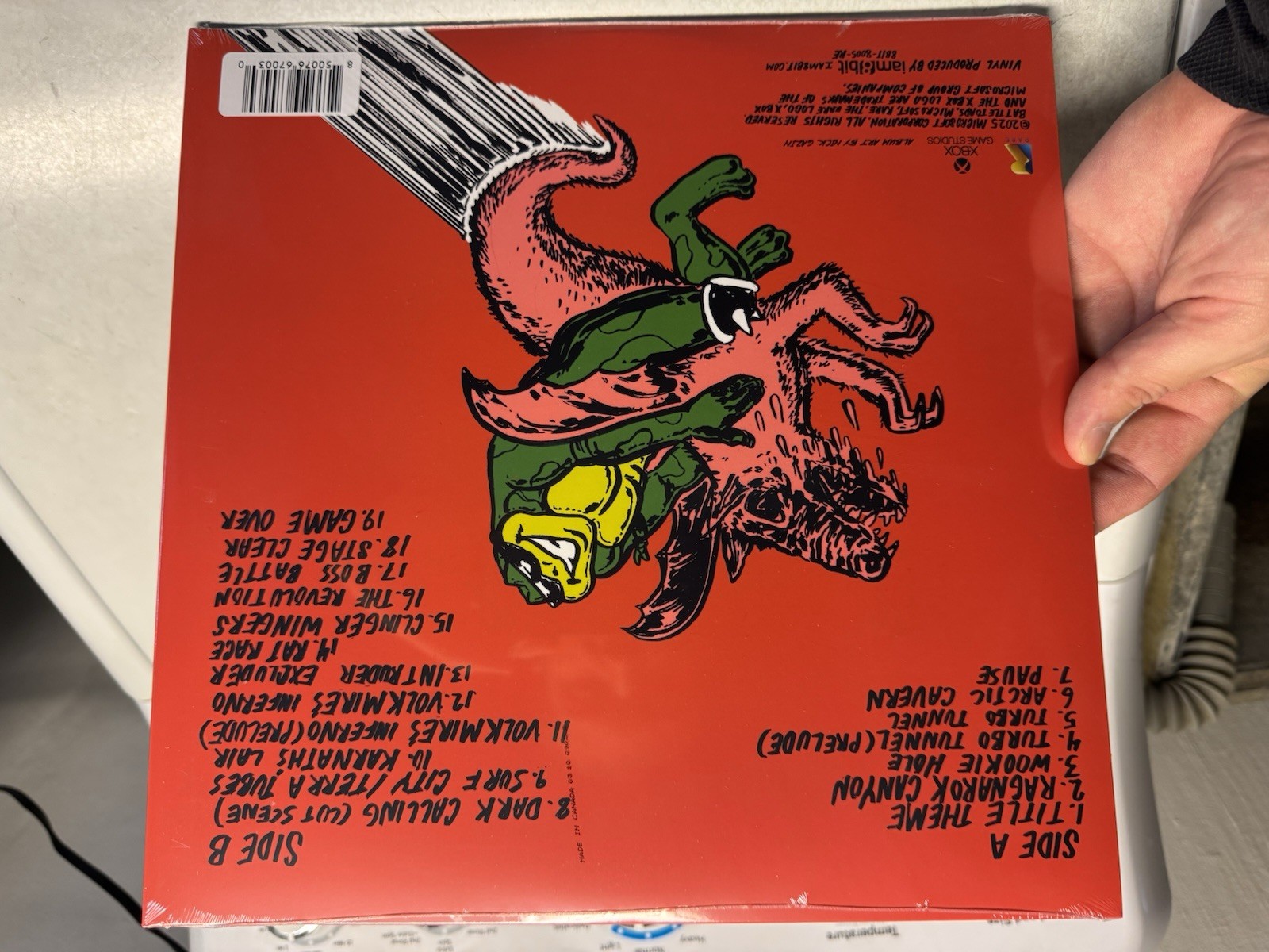 Battletoads Soundtrack Iam8bit video game music vinyl record LP reissue SEALED
