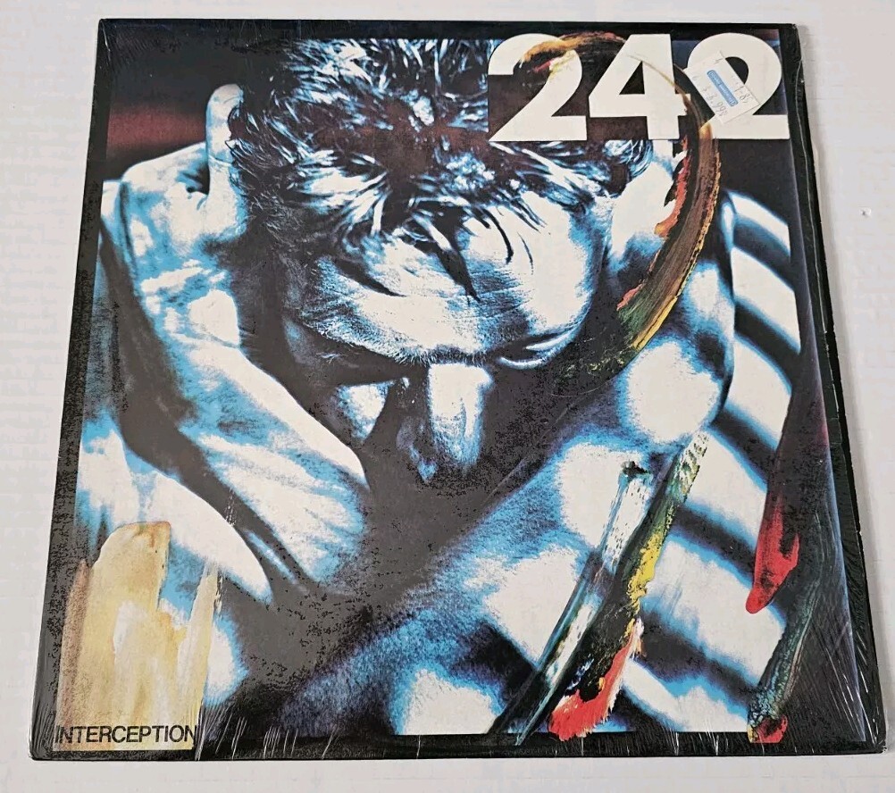 Front 242 Interception 12” Single Vinyl Orig. 1987 USA Wax Trax Industrial VG++