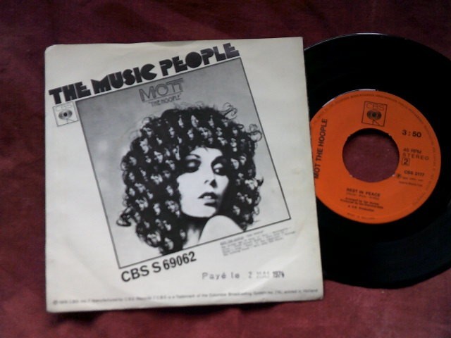 MOTT THE HOOPLE The golden age of rock n roll 7″ Dutch 1970s POP Rock