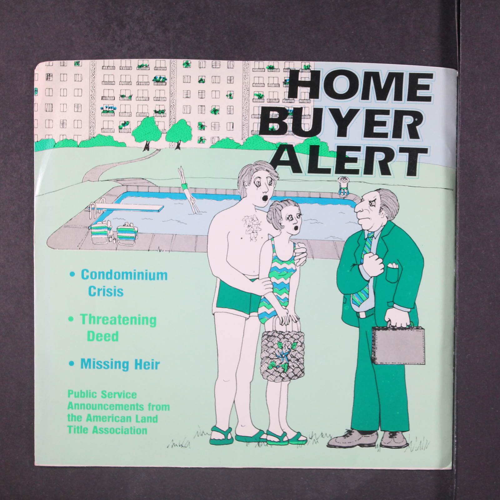 VARIOUS: home buyer alert AMERICAN LAND TITLE ASS. 7″ Single 33 RPM