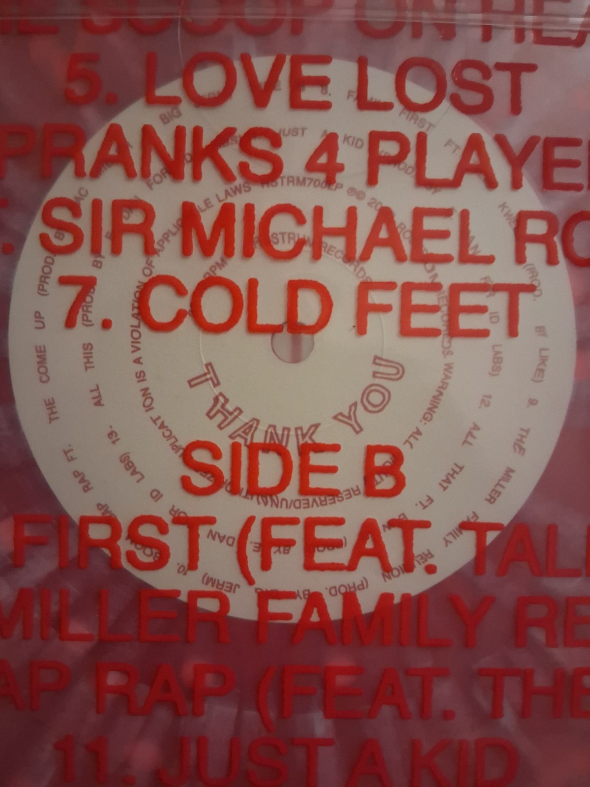 Mac Miller I Love Life, Thank You Exclusive Red and White Splatter Vinyl LP