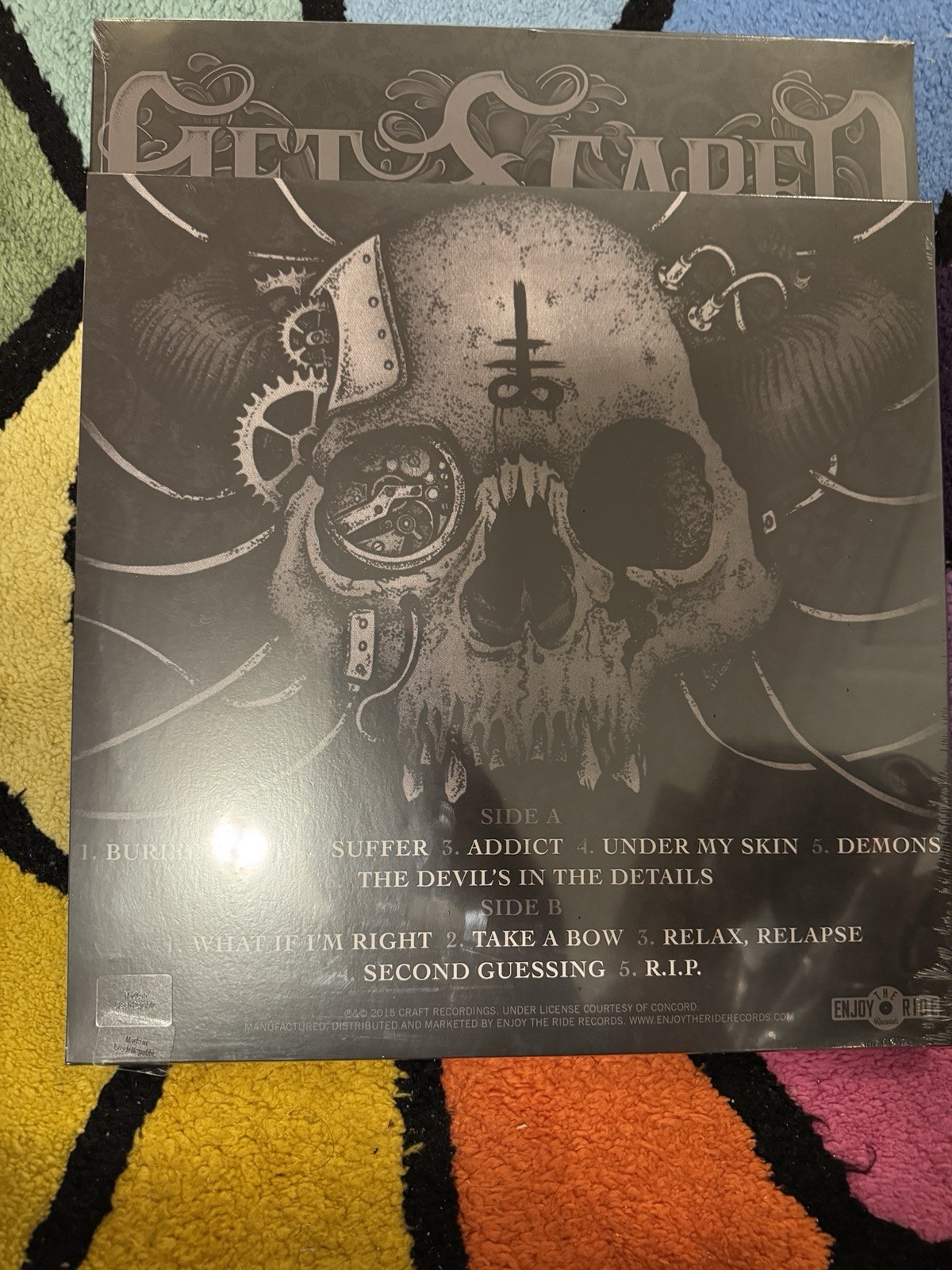 Get Scared Demons LP Clock Cornetto Splatter ETR Exclusive /150 Vinyl IN HAND