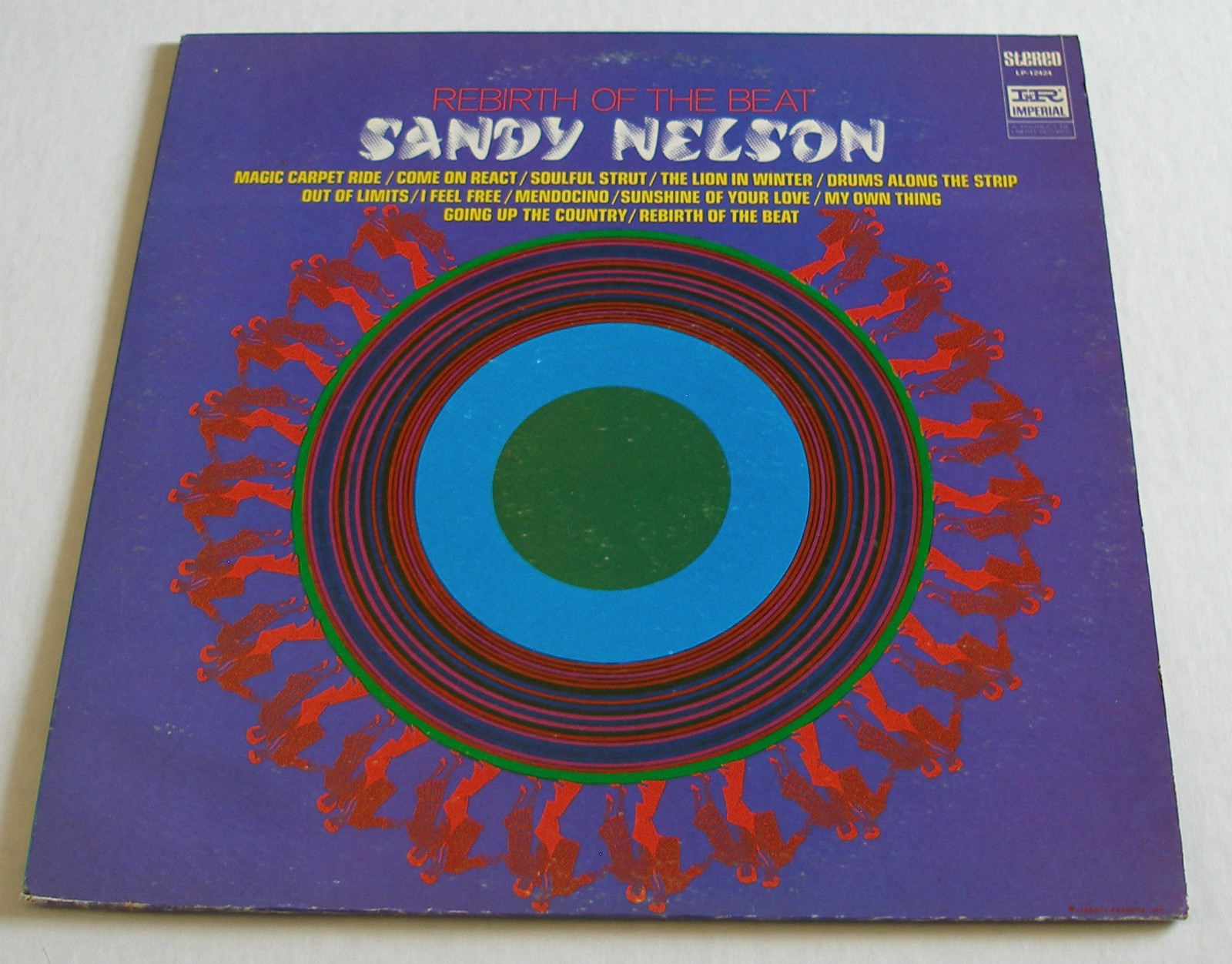 Sandy Nelson 1969 Imperial LP “Rebirth Of The Beat” Joe Saraceno FuZz