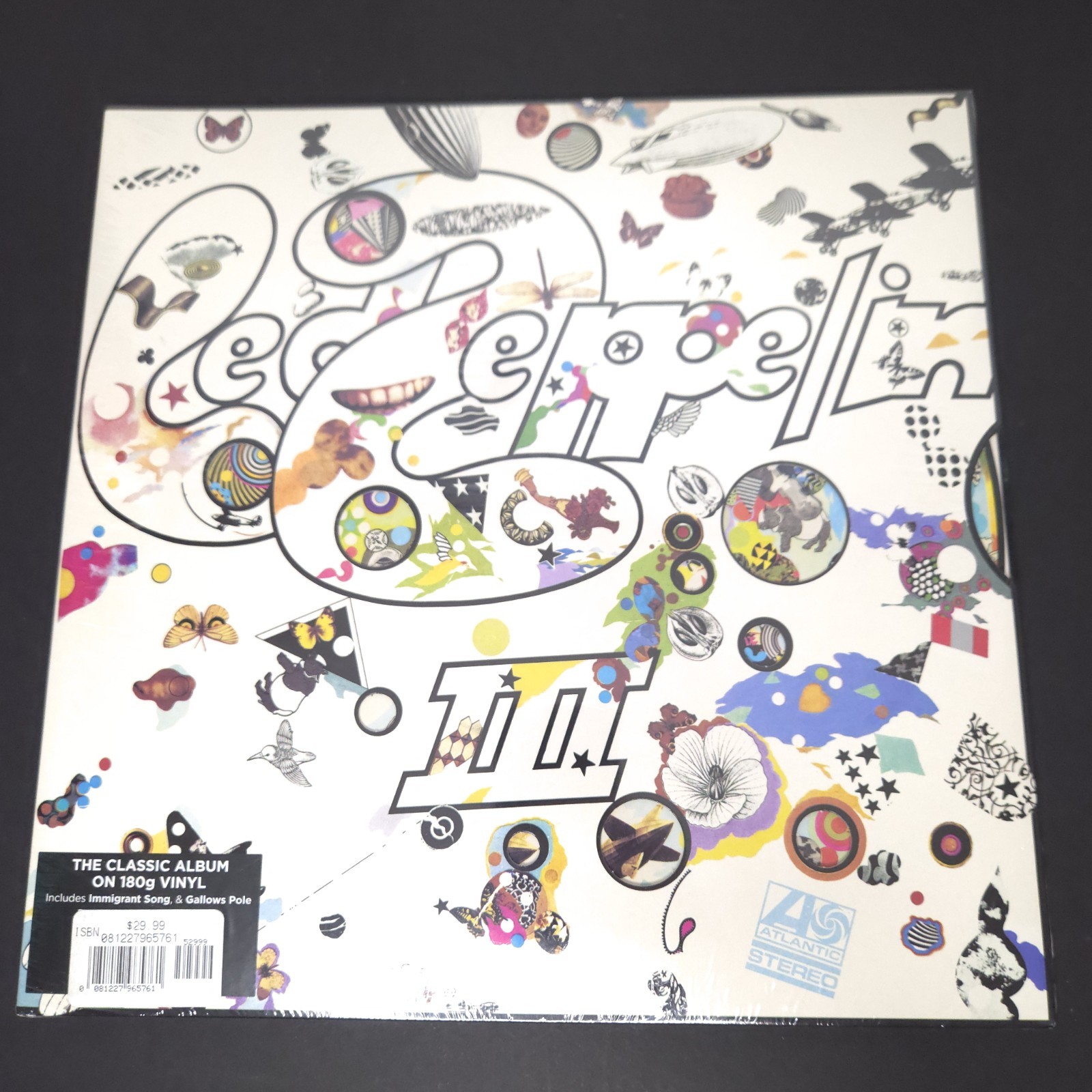 Led Zeppelin III – Remastered Vinyl LP Record Album 180g Sealed New