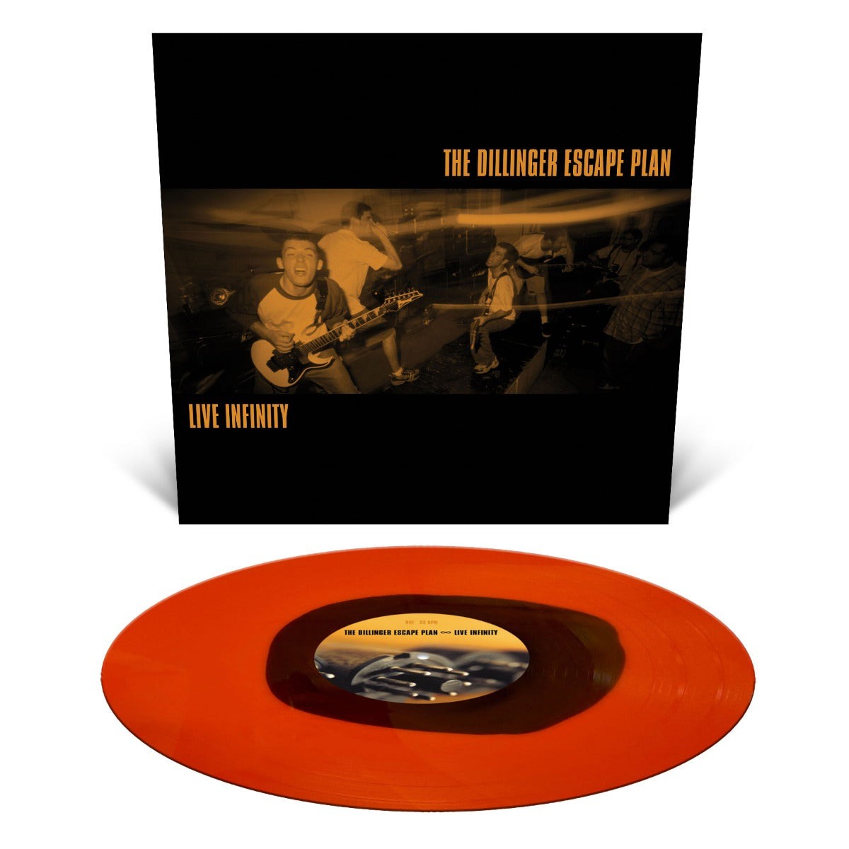 The Dillinger Escape Plan Live Infinity (Black/Orange Krush Vinyl) Records & LPs