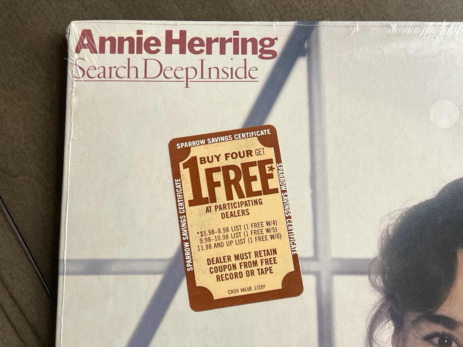 Annie Herring Search Deep Inside Vinyl LP SPR 1051 VG+ Shrink Hype Lyrics Sleeve