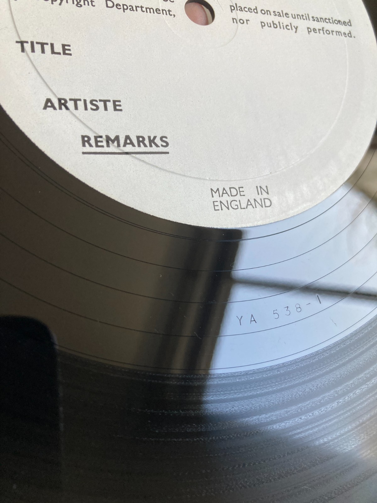 UNISSUED SAX GIESEKING GALLIERA Beethoven Piano Concerto No. 4 TEST PRESSING