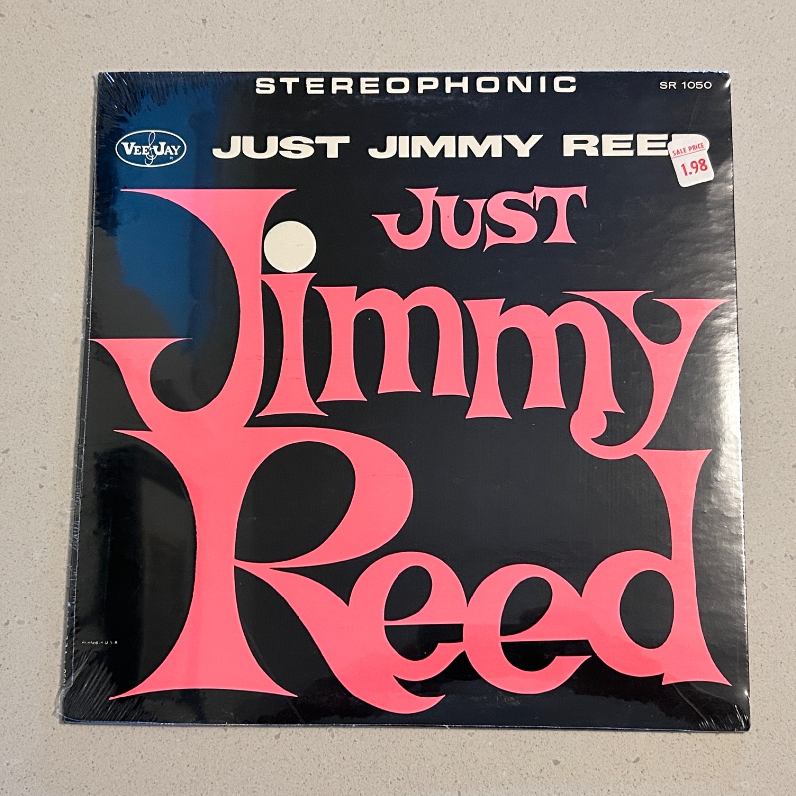 SEALED!!! JIMMY REED “Just Jimmy Reed” Lp VEE-JAY LP 1050 Rare Blues OIS 1962?