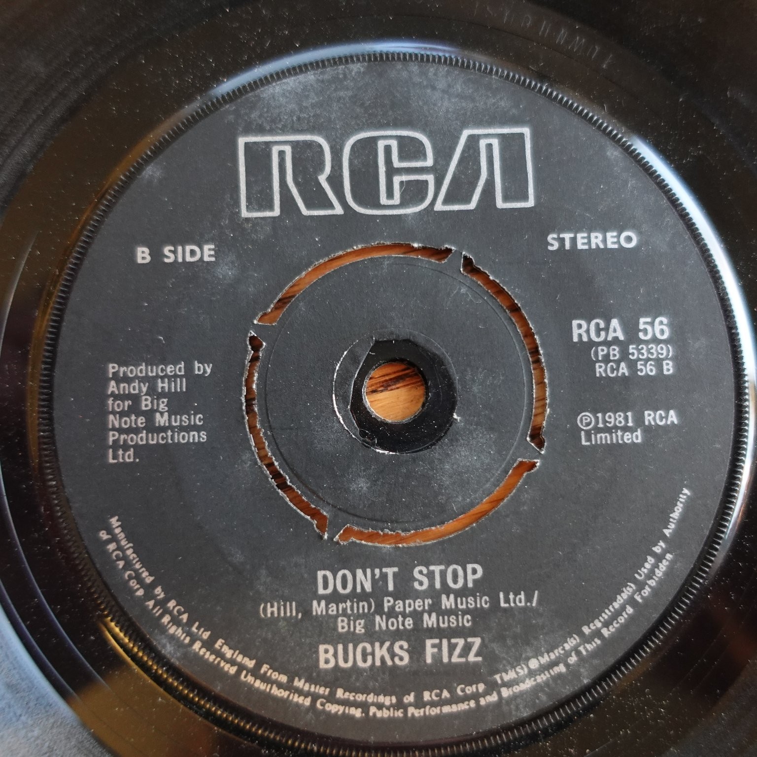 Bucks Fizz – Making Your Mind Up 7″ Single 1981 RCA Pop 45 RPM
