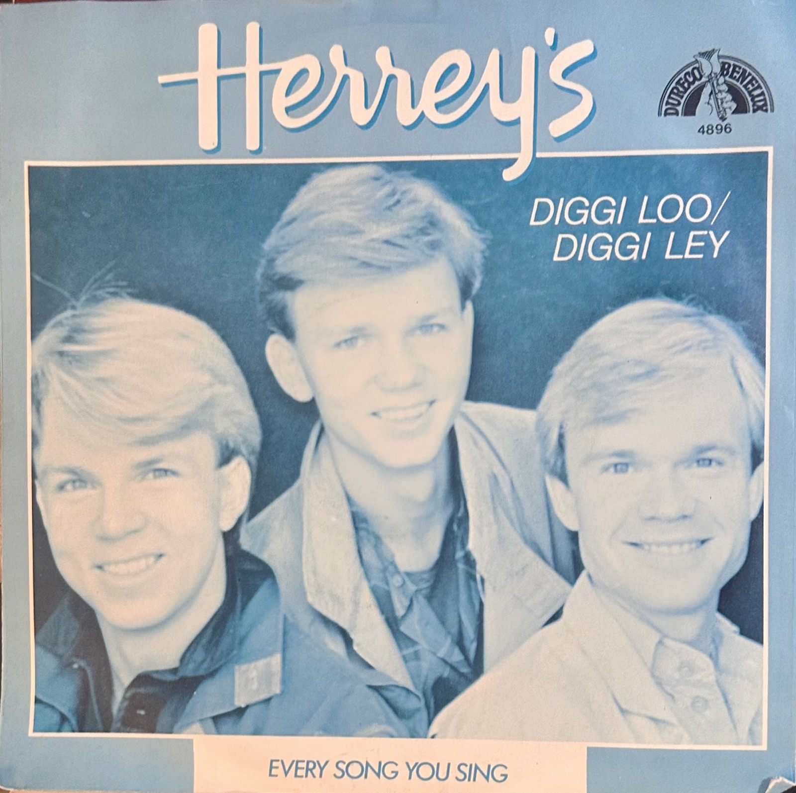 Eurovision SWEDEN 1984 HERREYS Diggi Loo Diggi Ley – ENGLISH VERSION – 7”