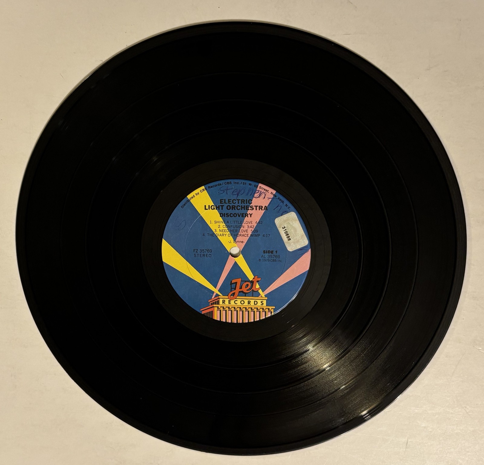 Electric Light Orchestra ELO Discovery Vinyl LP FZ 35769 Jet Records 1979 NM