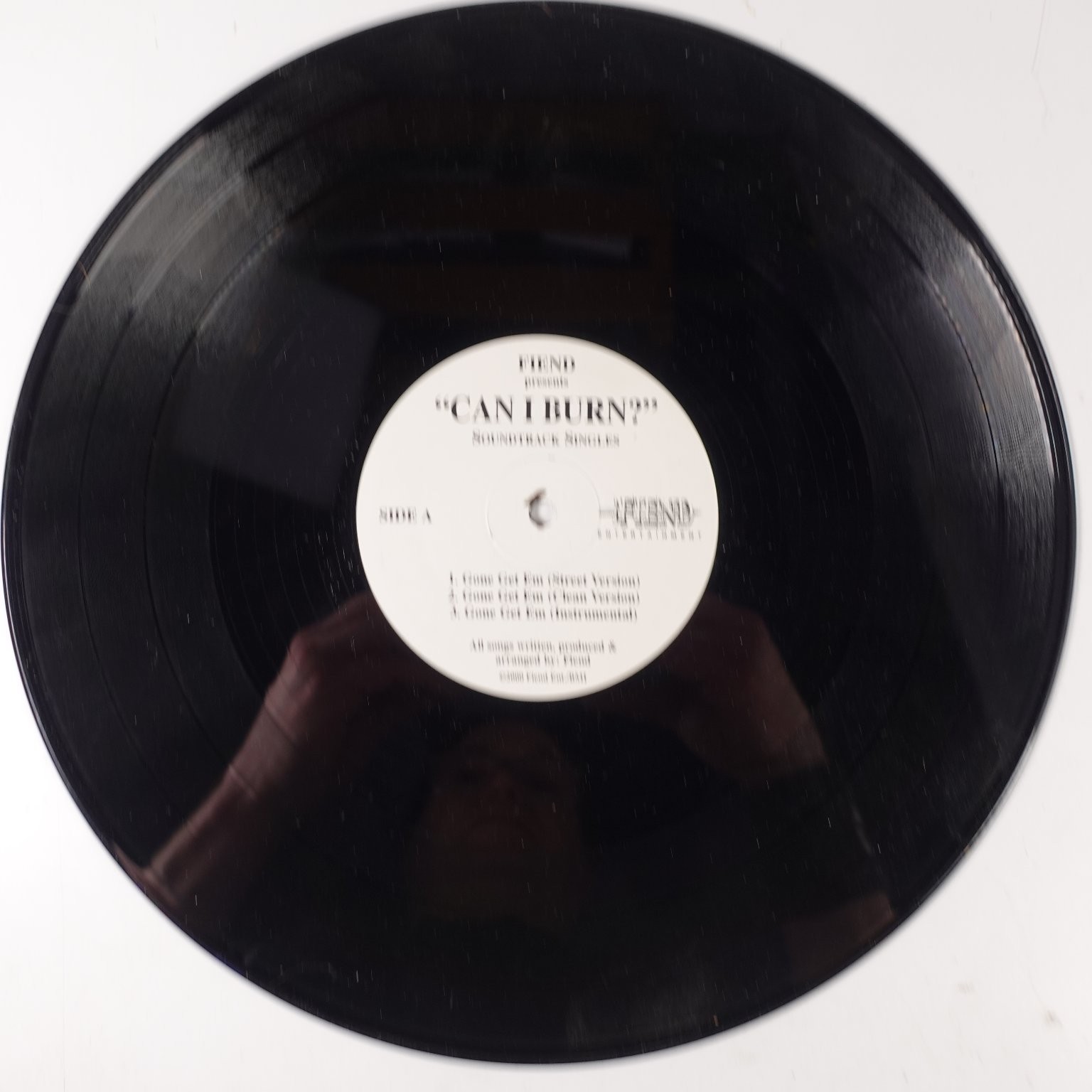 Fiend – Can I Burn? Soundtrack Singles 12″ Record 2000 Fiend Ent. Hip Hop