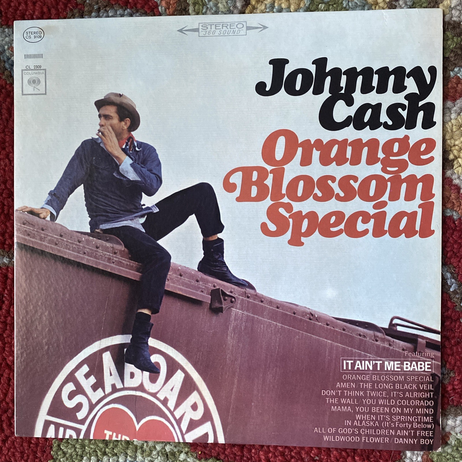 Johnny Cash Orange Blossom Special LP Columbia 360 Sound EX vinyl