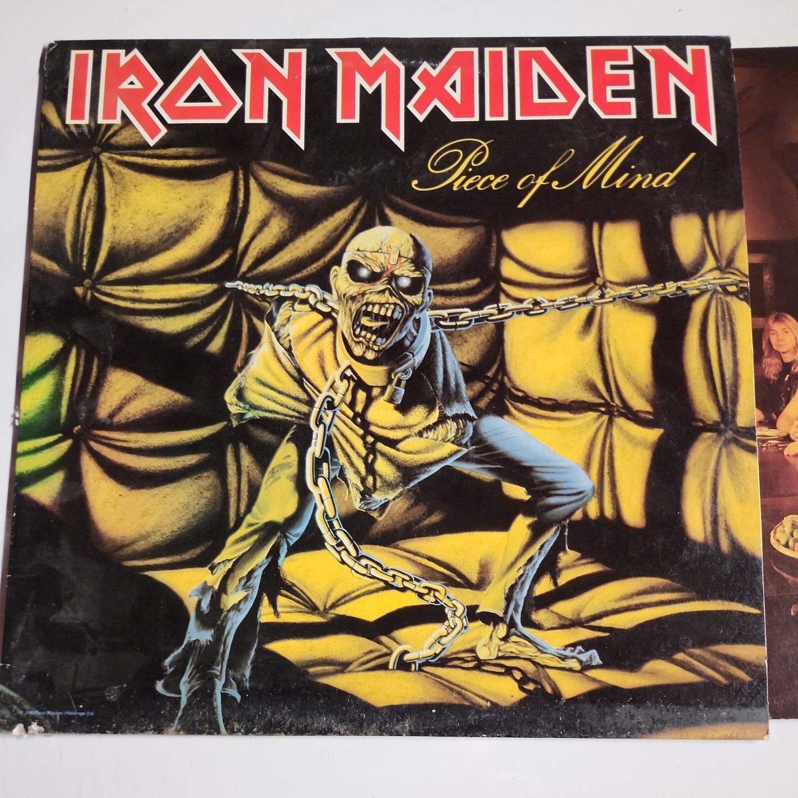 Iron Maiden Piece of Mind Original Press 1983 Vinyl Lp Rare Vintage St-12274