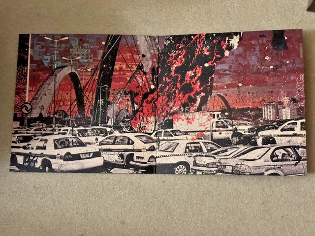 At The Drive-In Intalia Bone And Black W/Swirl 2017 Gatefold Ltd Ed. Vinyl NM/NM