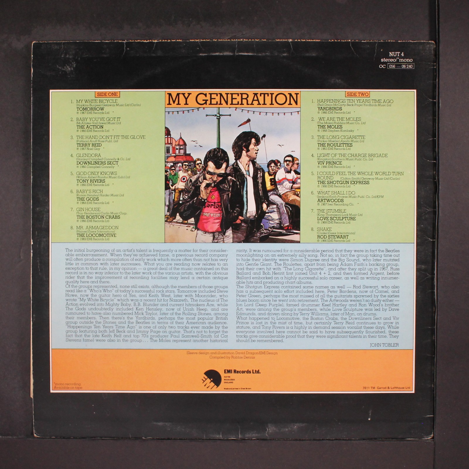 VARIOUS: my generation EMI 12″ LP 33 RPM United Kingdom