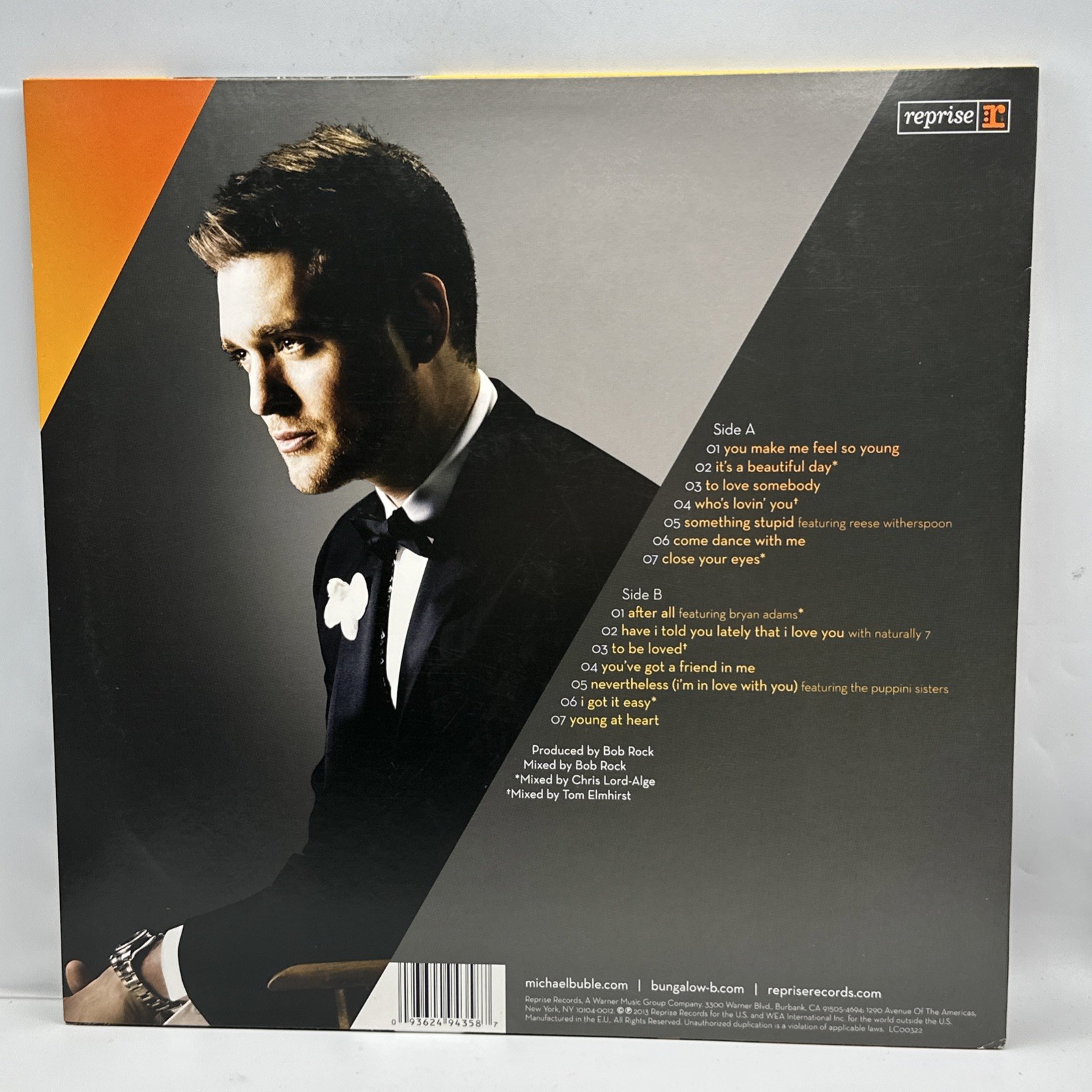 Michael Bublé – To Be Loved – 2013 1st Press Vinyl (NM) Ultrasonic Clean