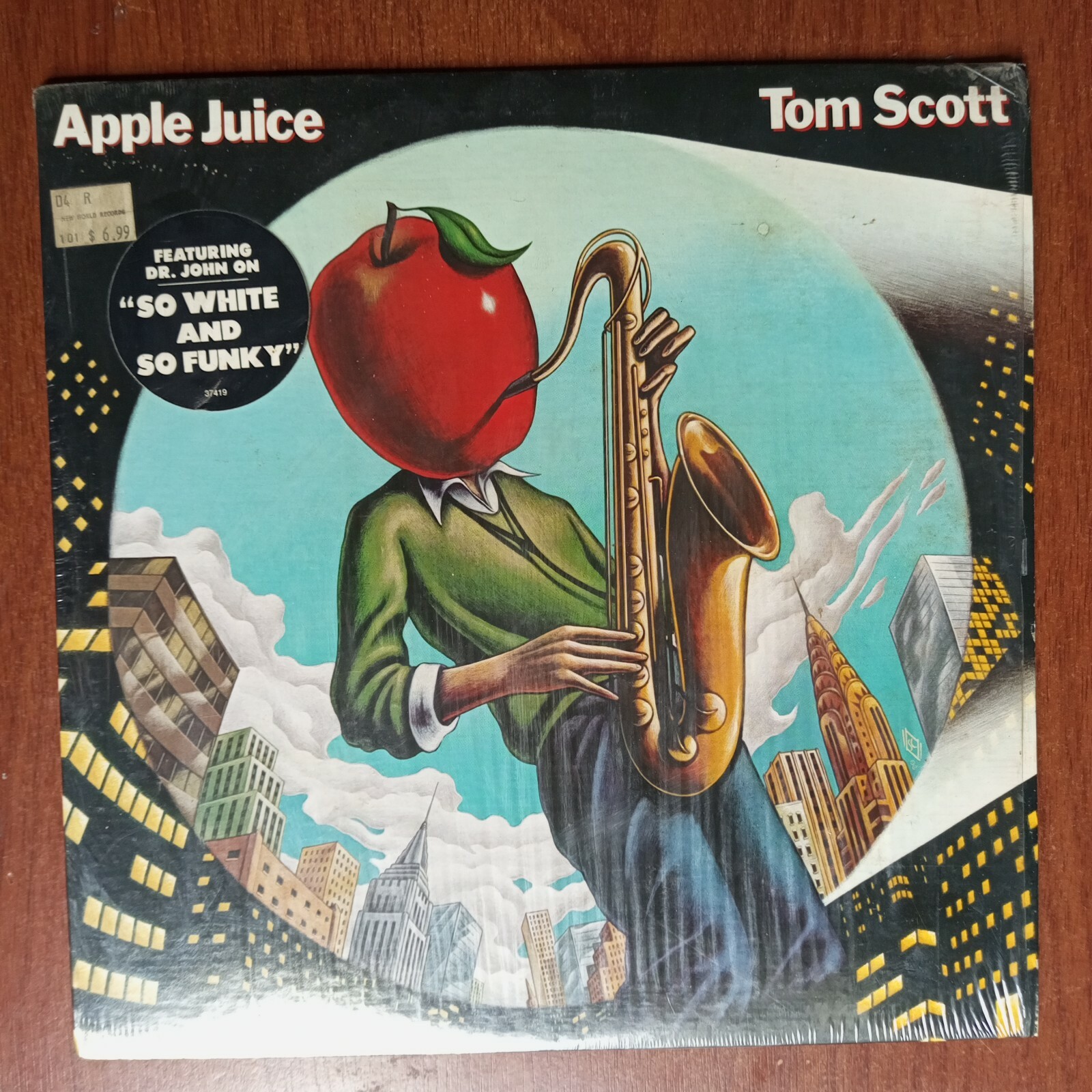 Tom Scott – Apple Juice [1981] Vinyl LP Jazz Funk Soul Rock Pop Fusion Columbia
