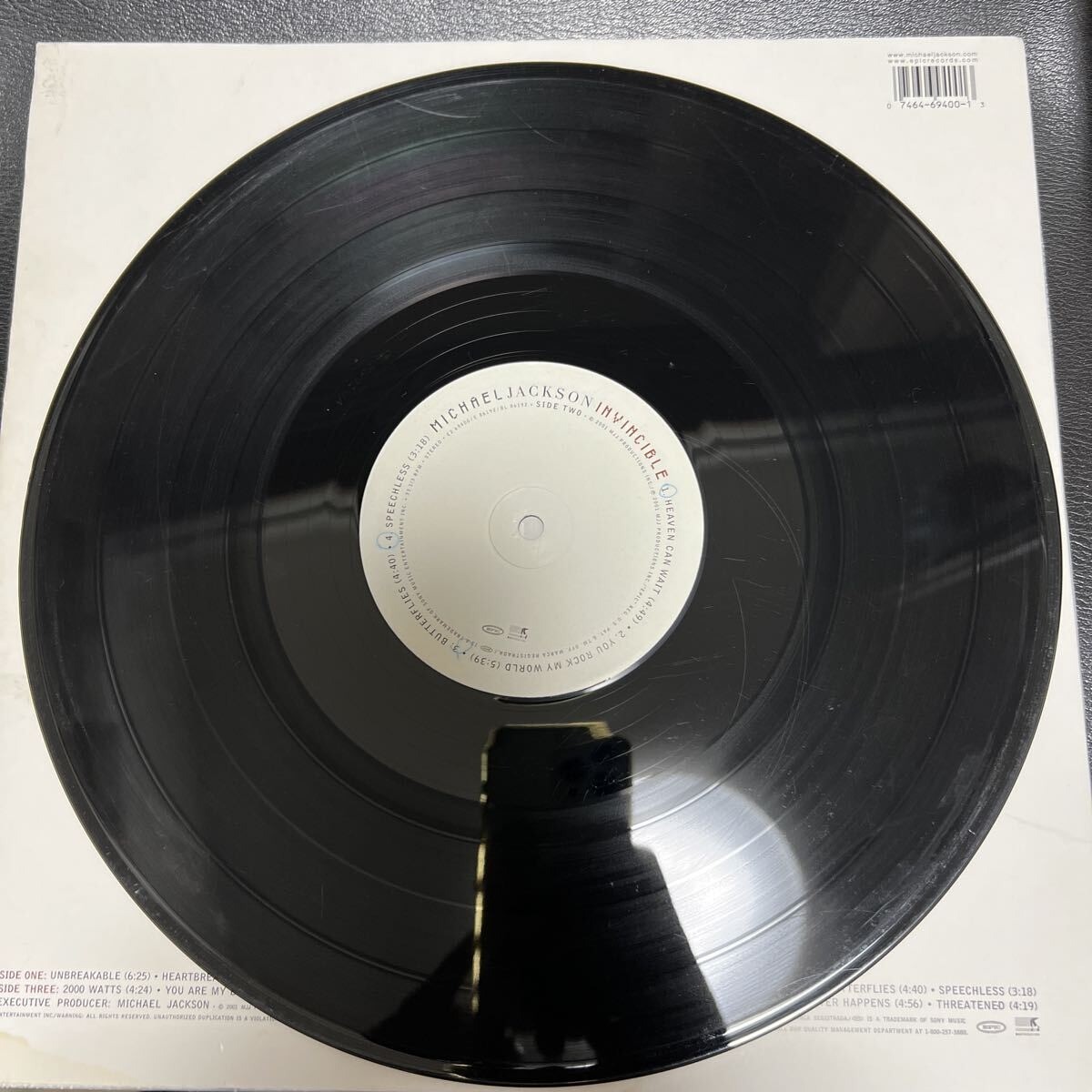 Michael Jackson Invincible 2001 US Original 2LP Vinyl Pop R&B Music Album Used