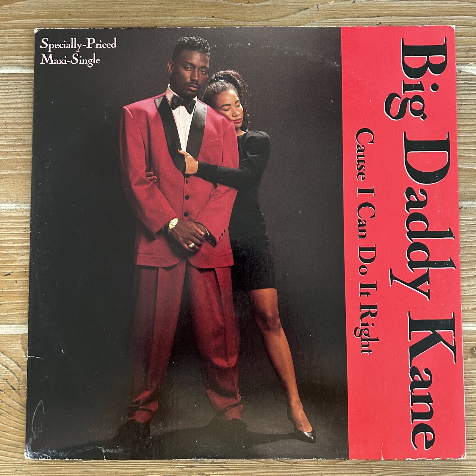 Big Daddy Kane Cause I Can Do It Right 12″ vinyl 1990 record Cold Chillin Excell