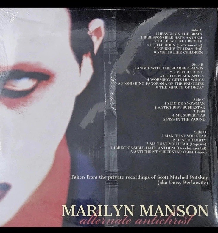 New & Sealed – Marilyn Manson – Alternate Antichrist 2xLP Import Red Vinyl